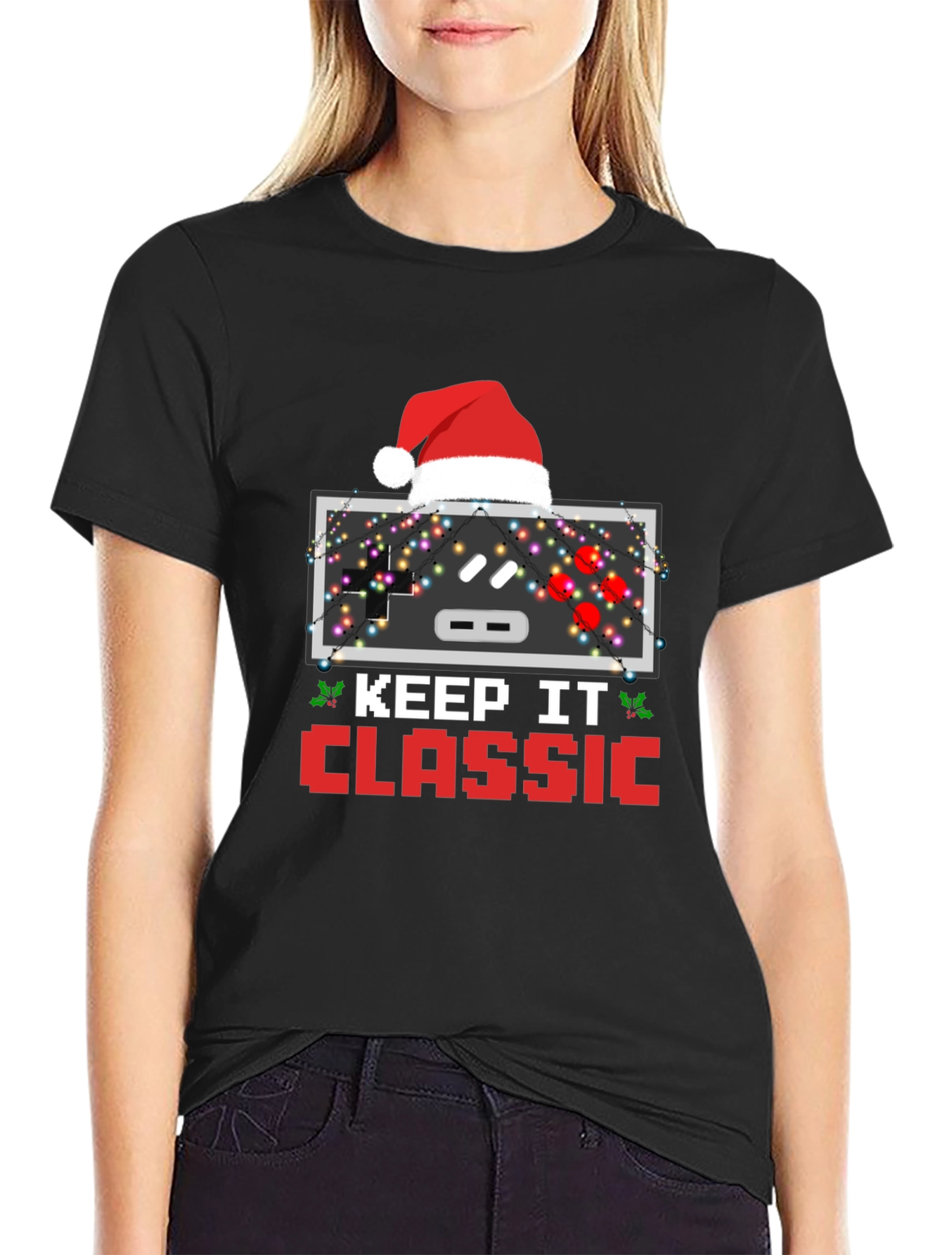 Keep It Classic Retro Santa Controller T-Shirt