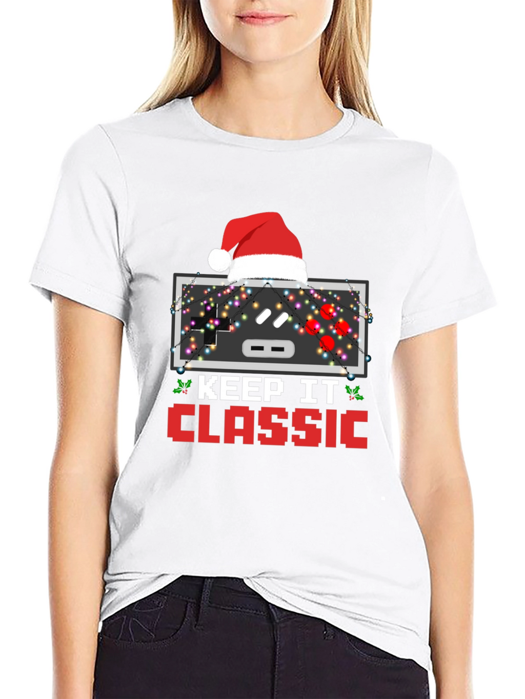 Keep It Classic Retro Santa Controller T-Shirt