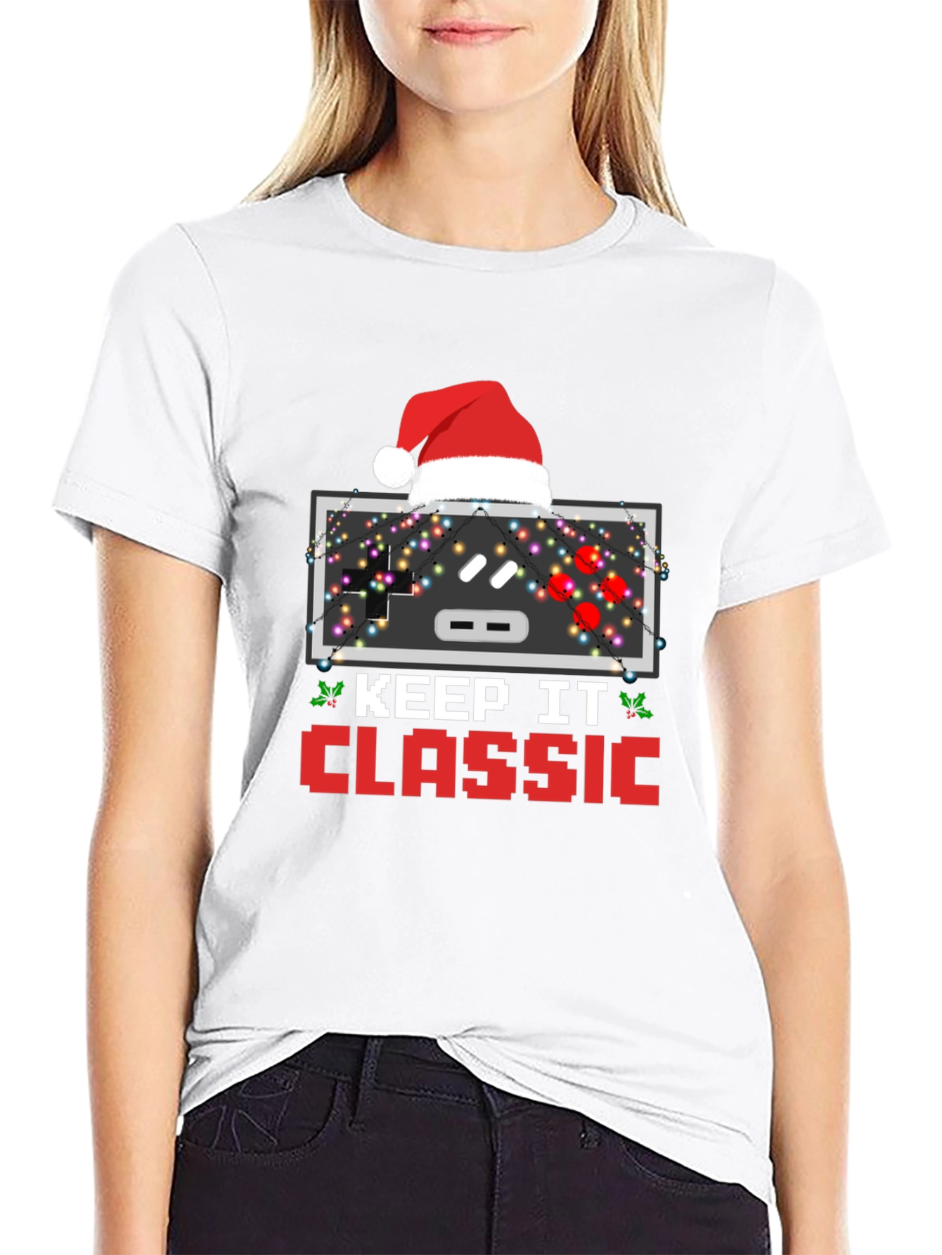 Keep It Classic Retro Santa Controller T-Shirt
