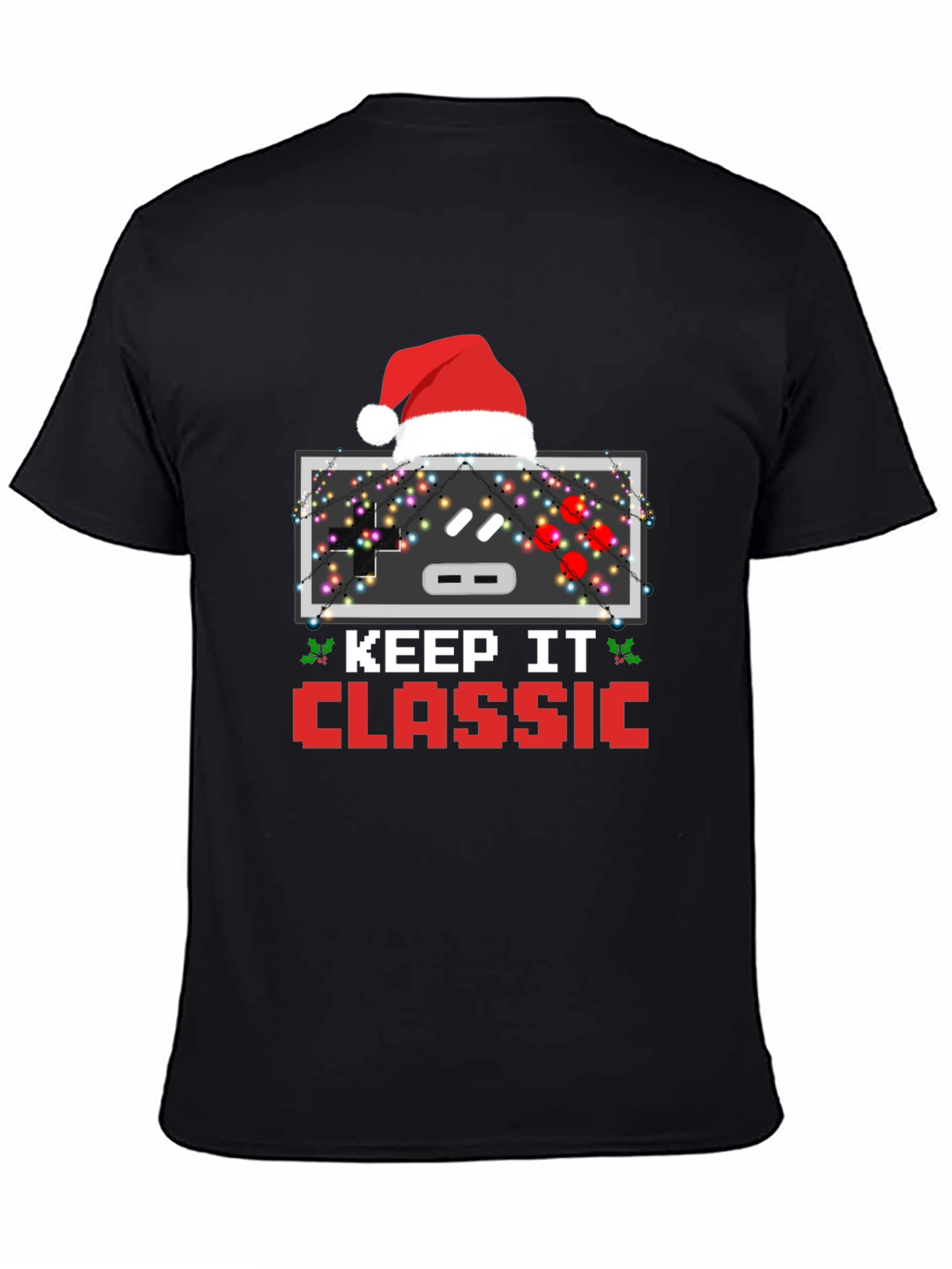 Keep It Classic Retro Santa Controller T-Shirt