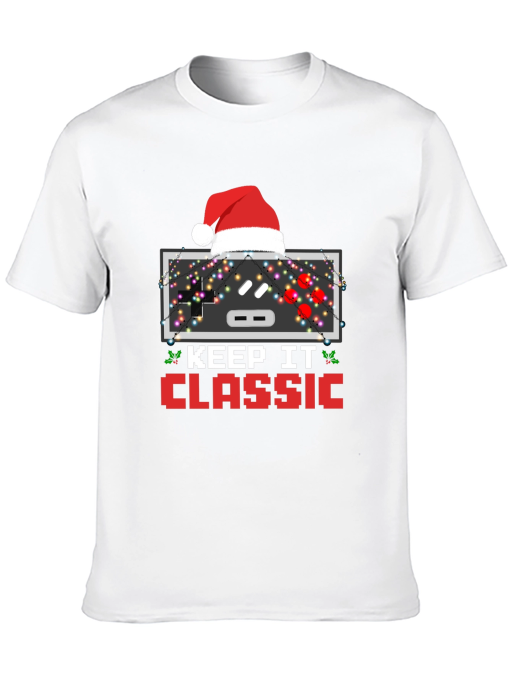 Keep It Classic Retro Santa Controller T-Shirt