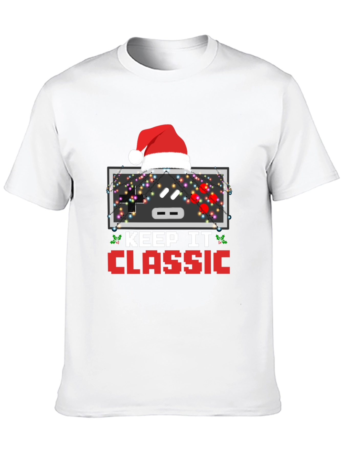 Keep It Classic Retro Santa Controller T-Shirt
