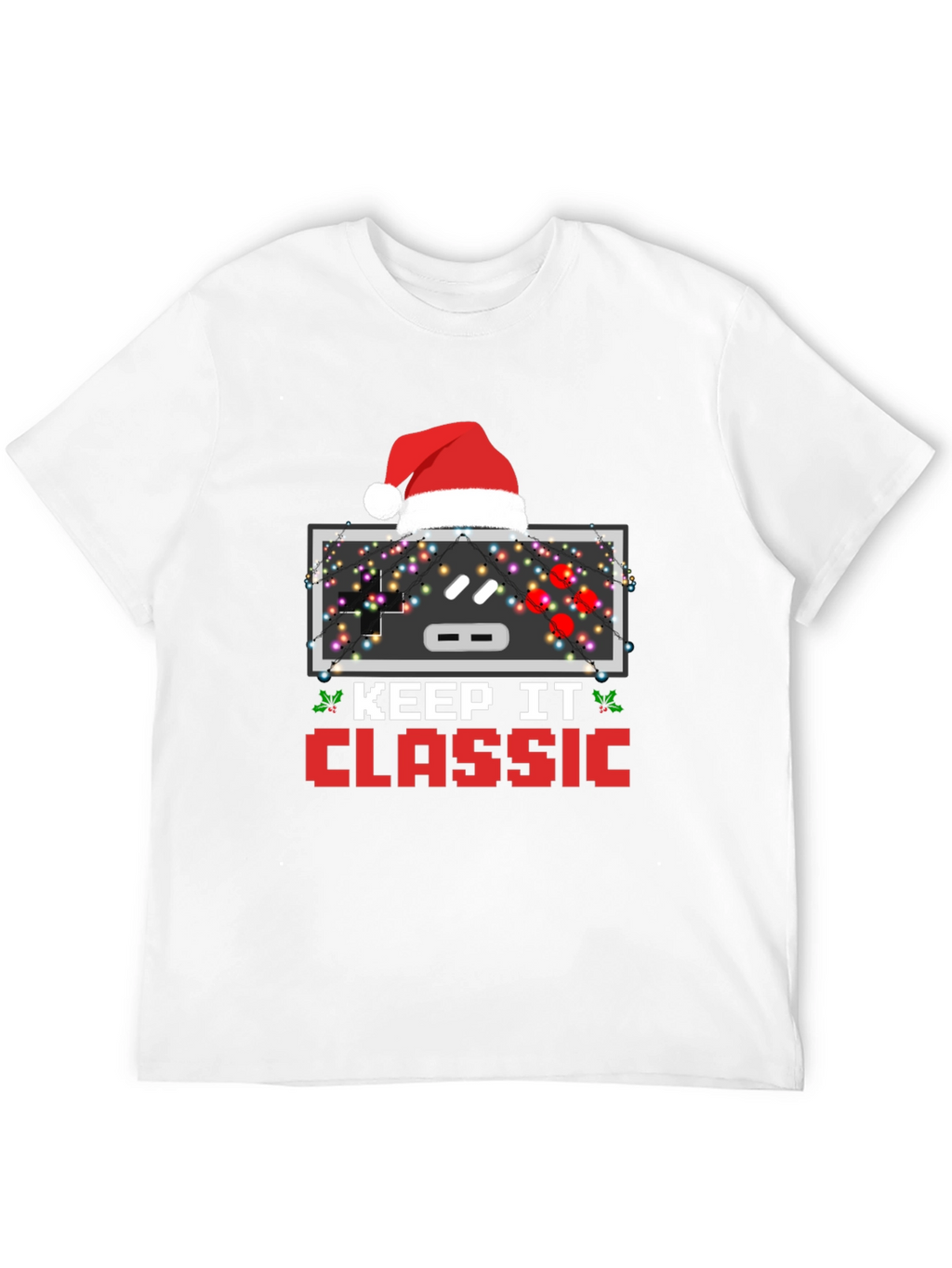 Keep It Classic Retro Santa Controller T-Shirt