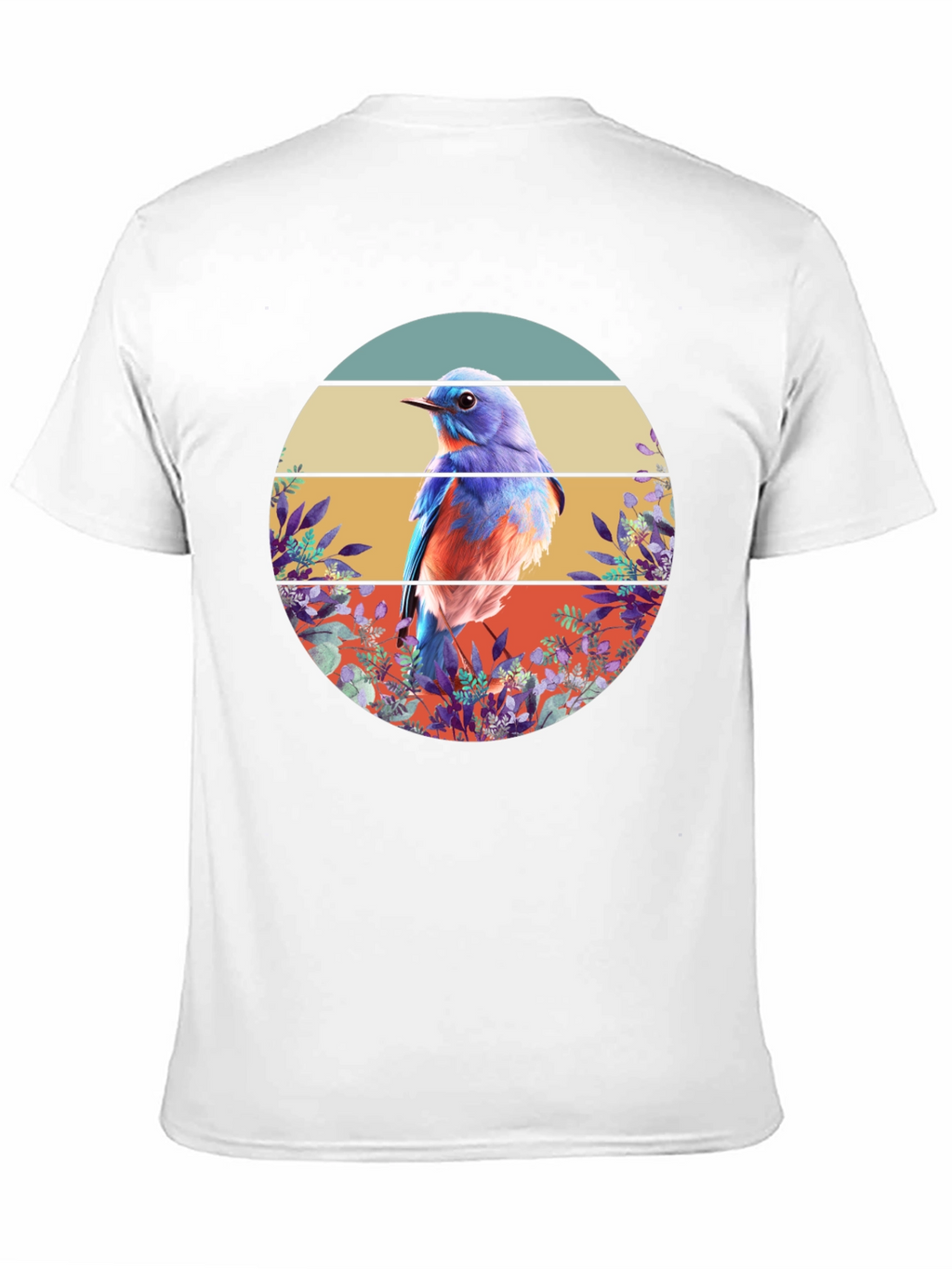 Bluebird Graphic Tee - Nature Inspired Design