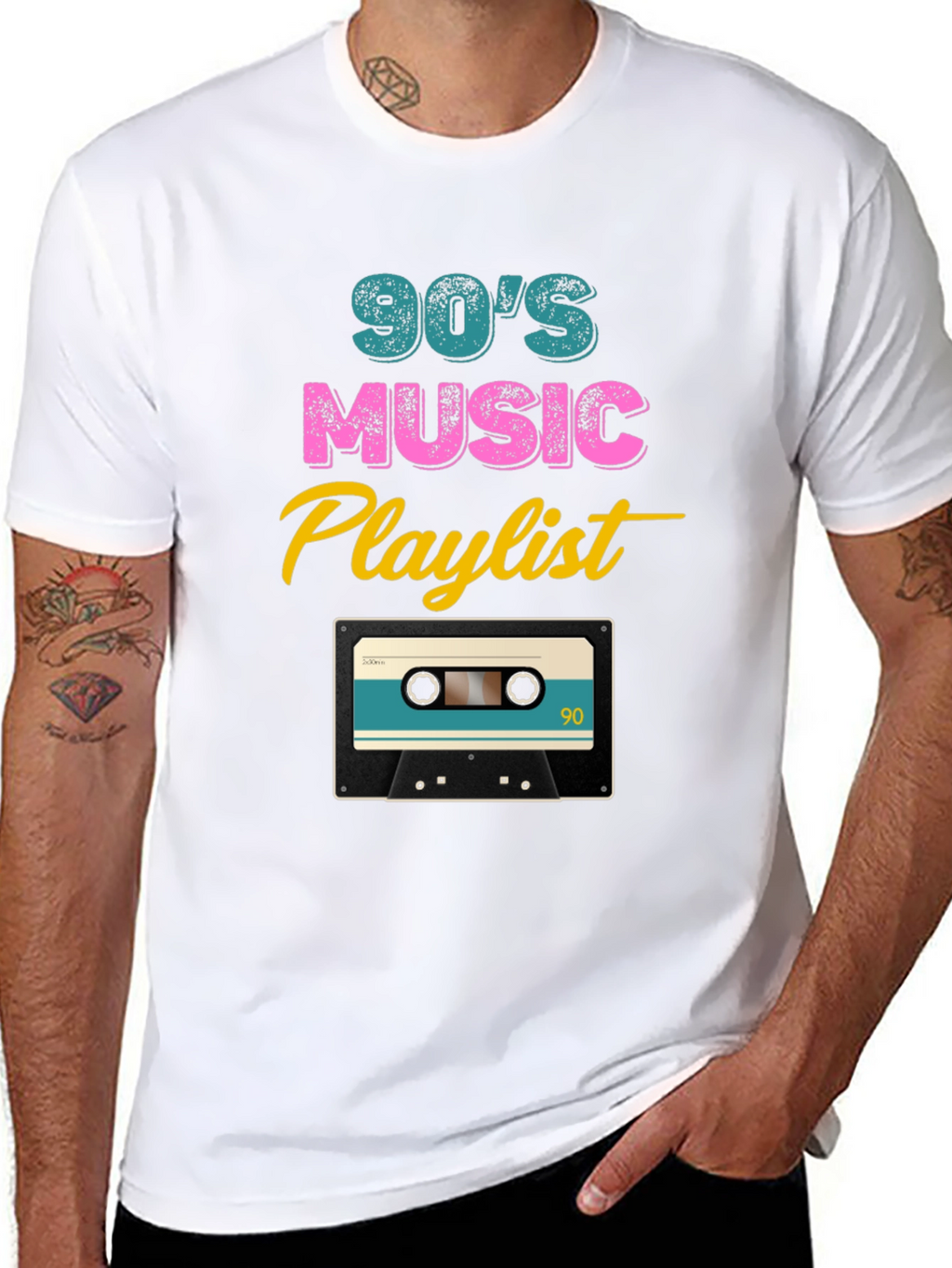 90s Music Playlist Graphic Tee