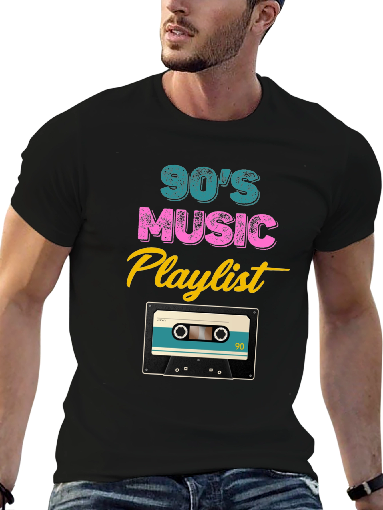 90s Music Playlist Graphic Tee