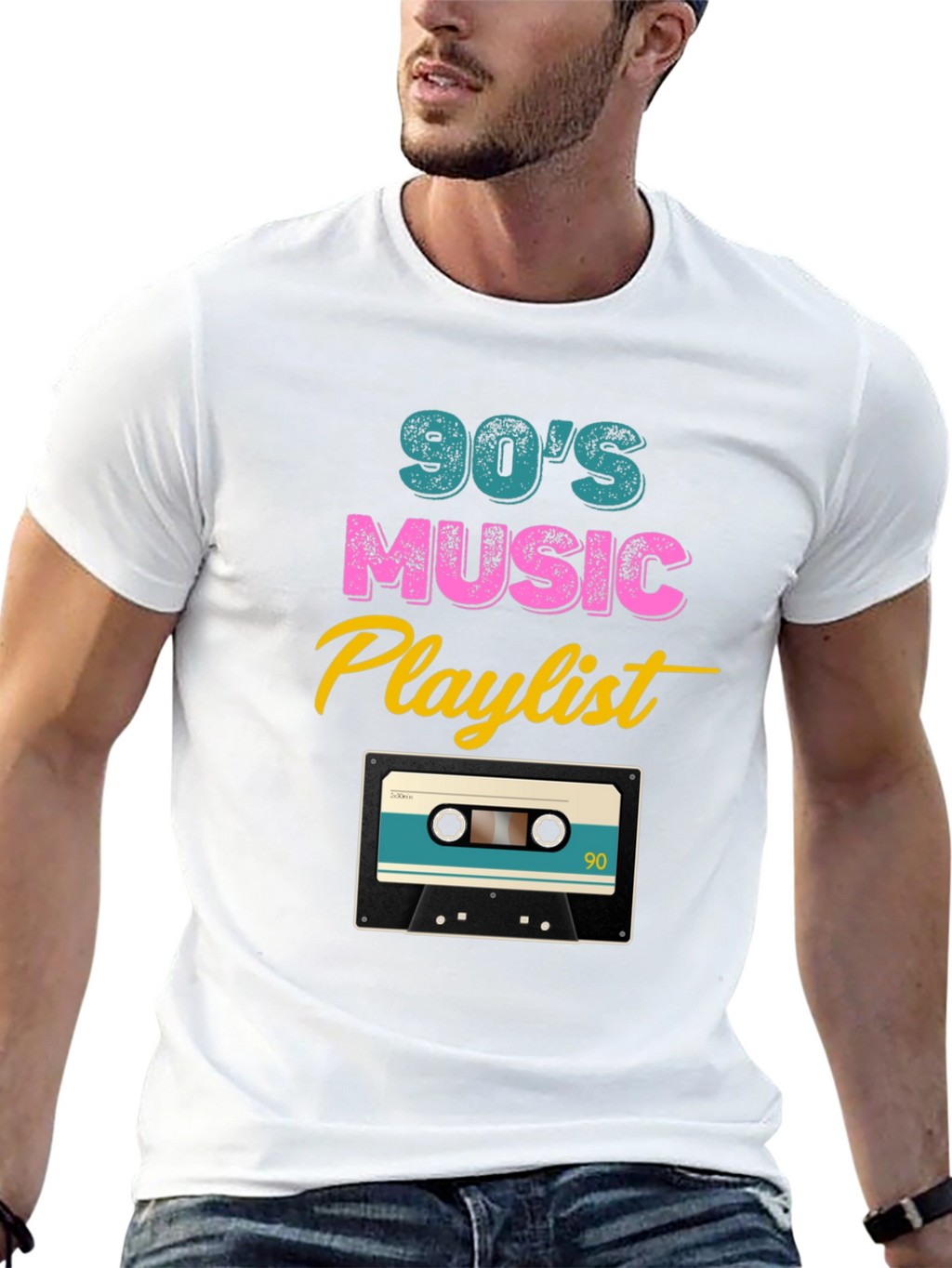 90s Music Playlist Graphic Tee