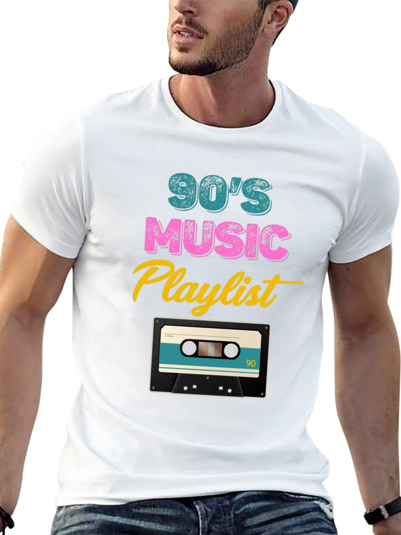 90s Music Playlist Graphic Tee