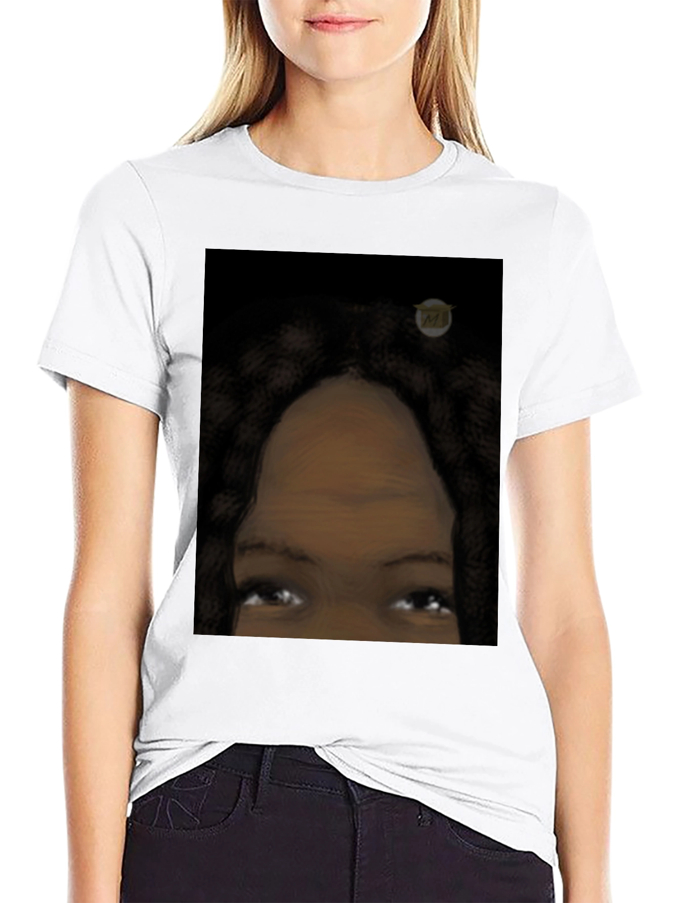 Unique Graphic Print Tee - Express Yourself