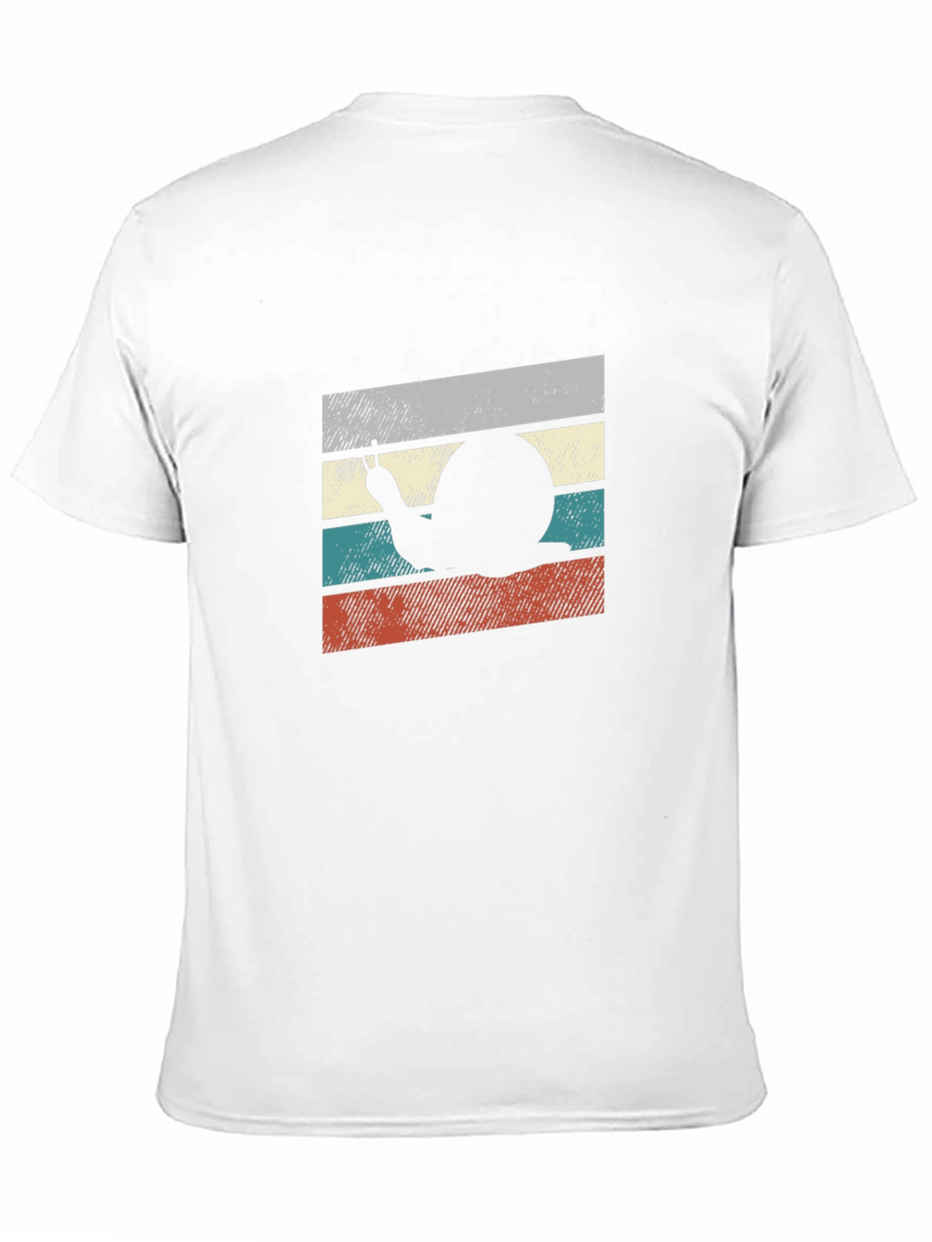 Retro Snail Graphic Tee - Unique Novelty T-Shirt
