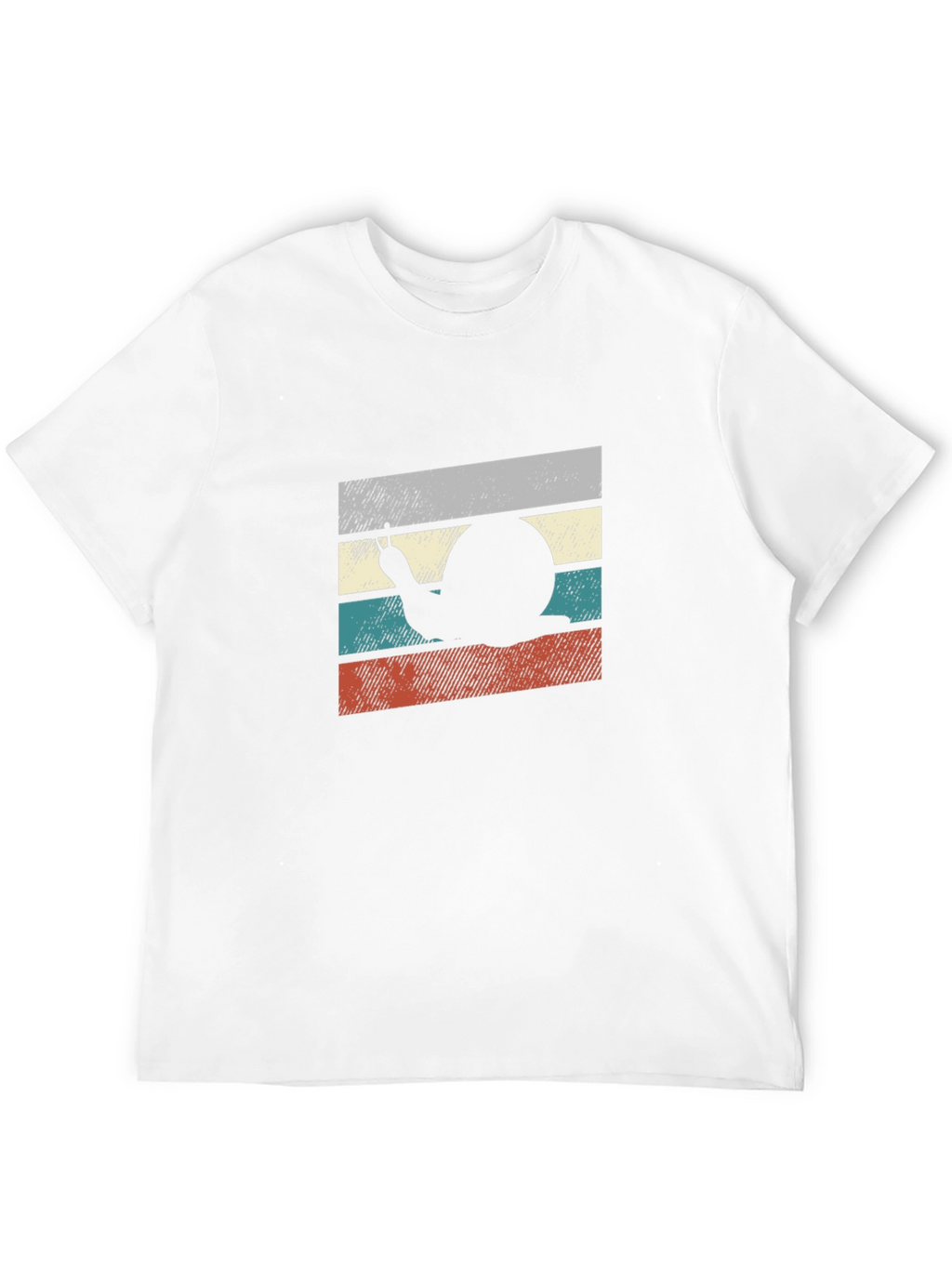 Retro Snail Graphic Tee - Unique Novelty T-Shirt