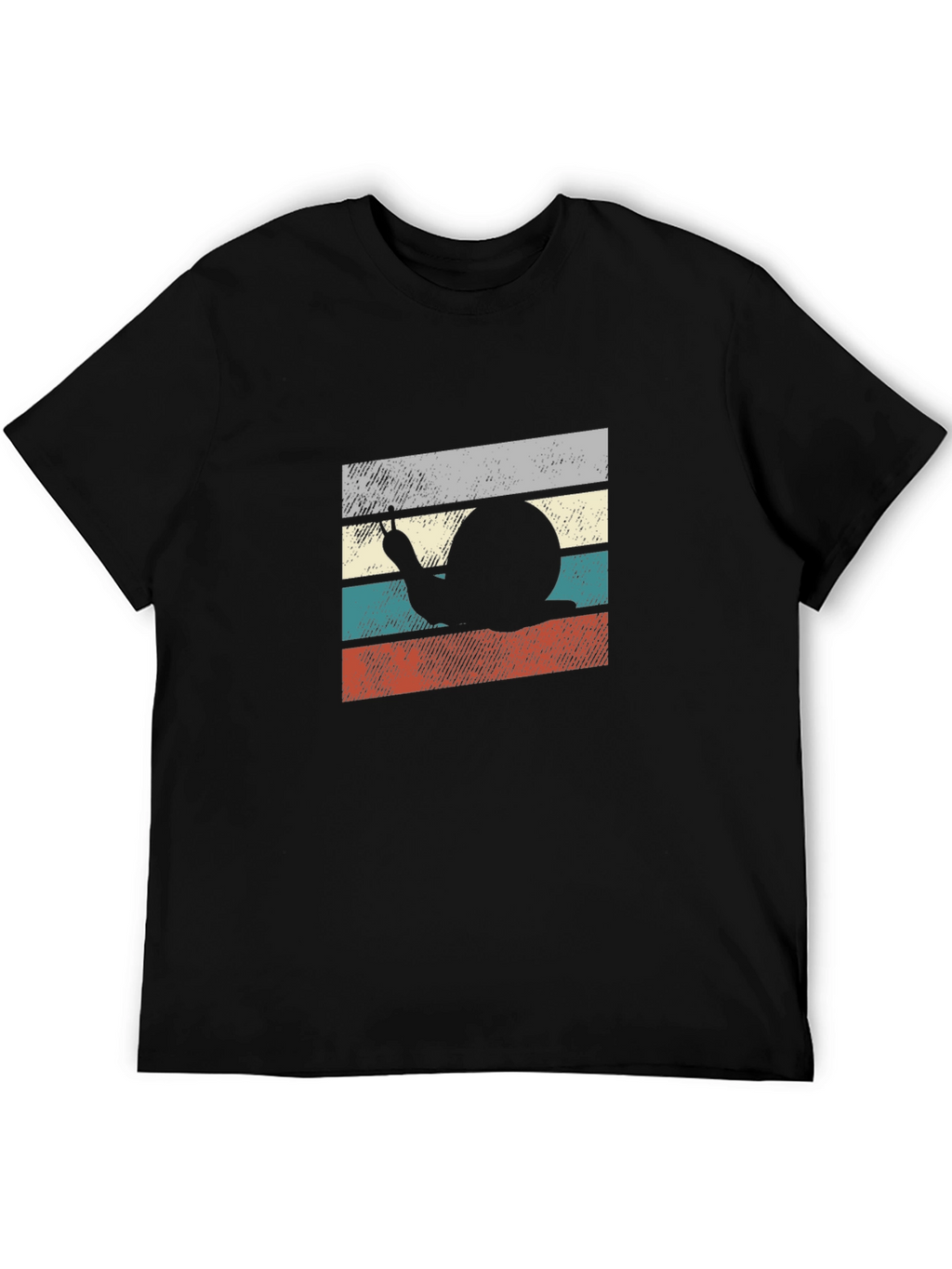 Retro Snail Graphic Tee - Unique Novelty T-Shirt