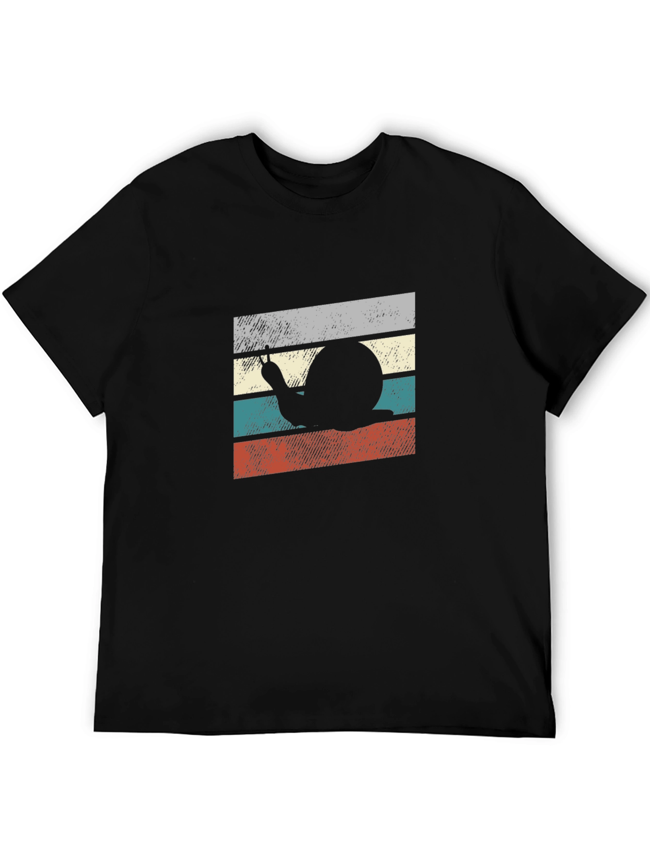 Retro Snail Graphic Tee - Unique Novelty T-Shirt
