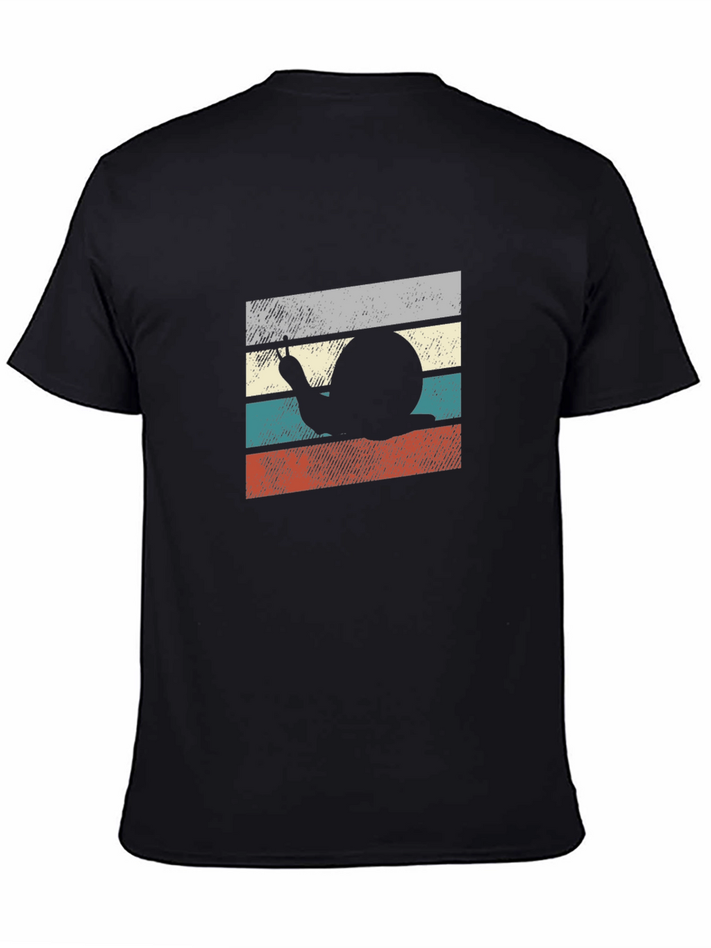 Retro Snail Graphic Tee - Unique Novelty T-Shirt