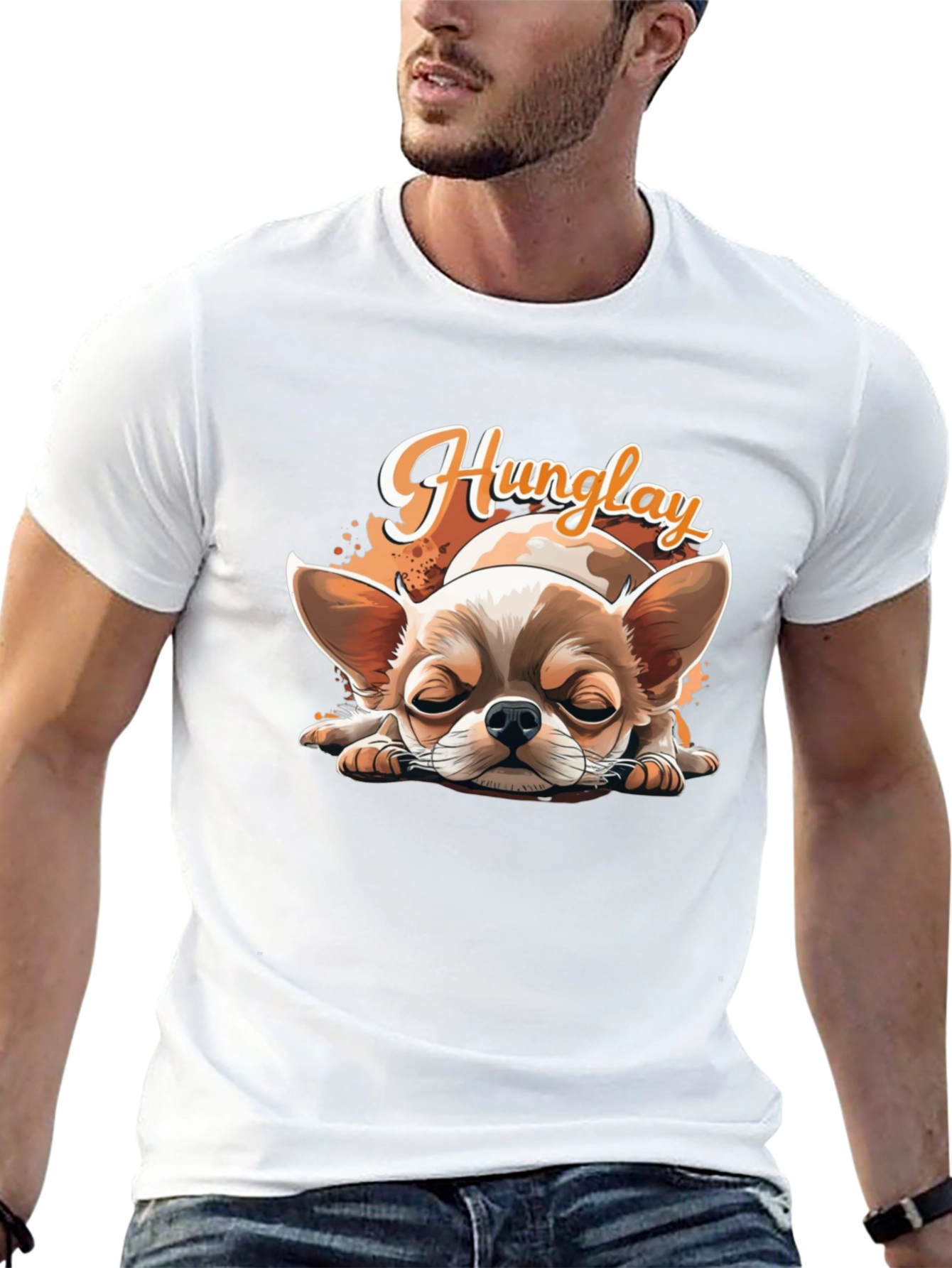 Hunglay Chihuahua T-Shirt - Cute Dog Design