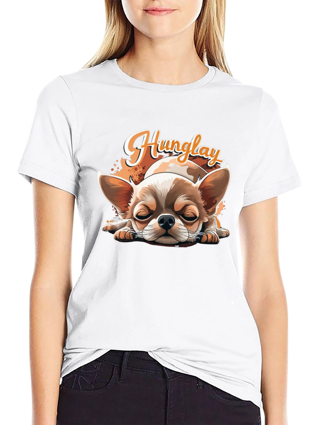 Hunglay Chihuahua T-Shirt - Cute Dog Design