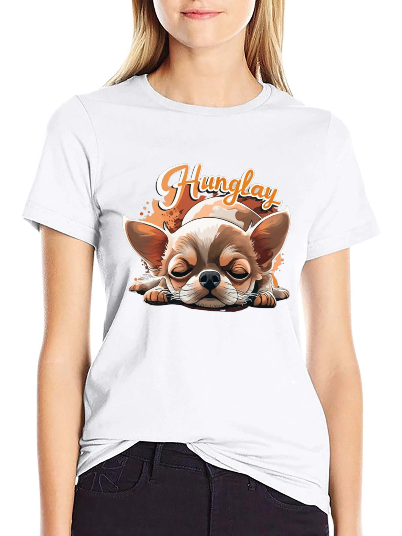 Hunglay Chihuahua T-Shirt - Cute Dog Design