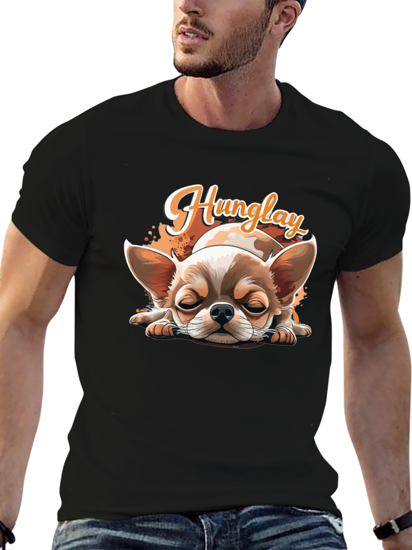 Hunglay Chihuahua T-Shirt - Cute Dog Design