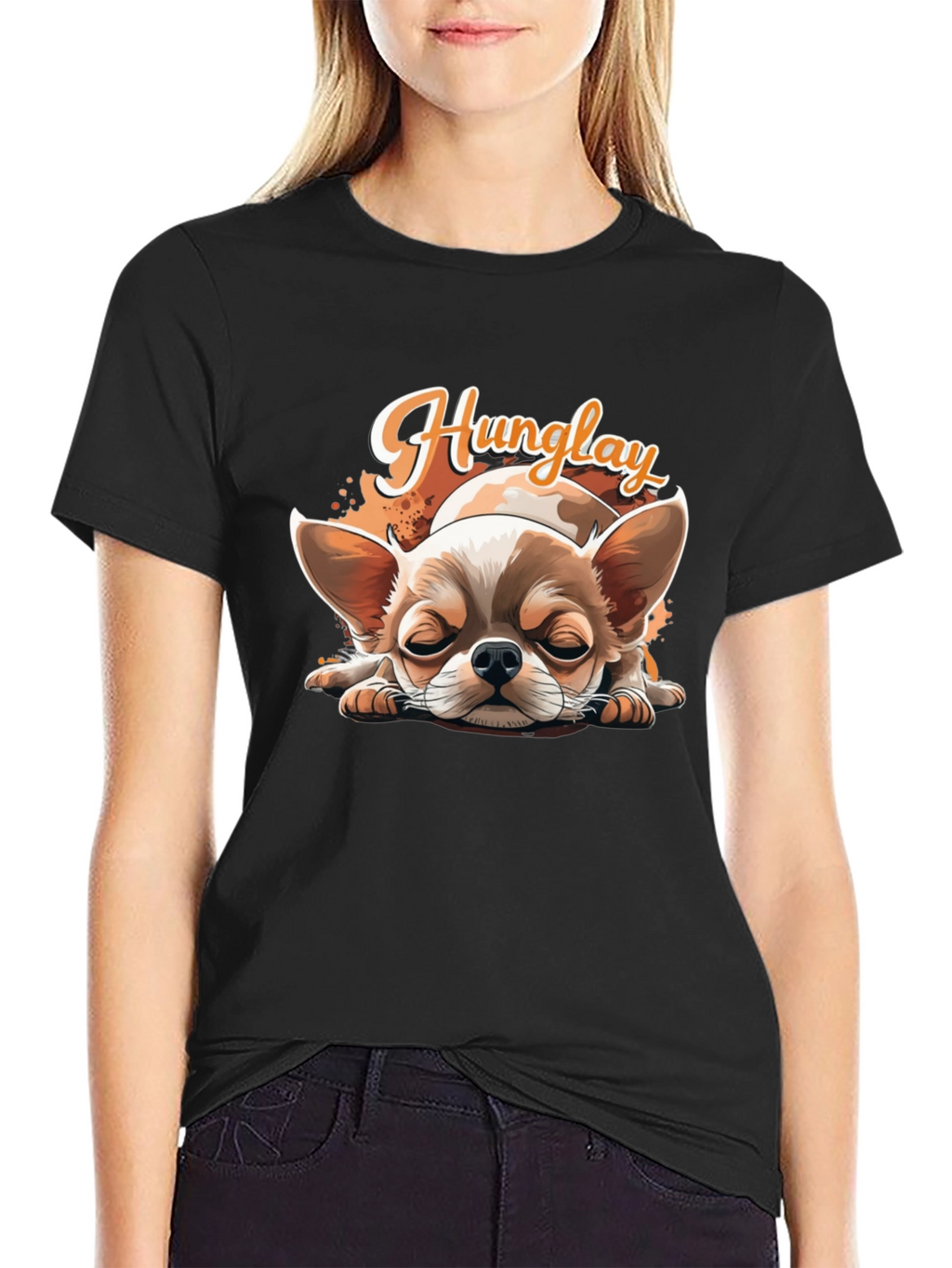 Hunglay Chihuahua T-Shirt - Cute Dog Design