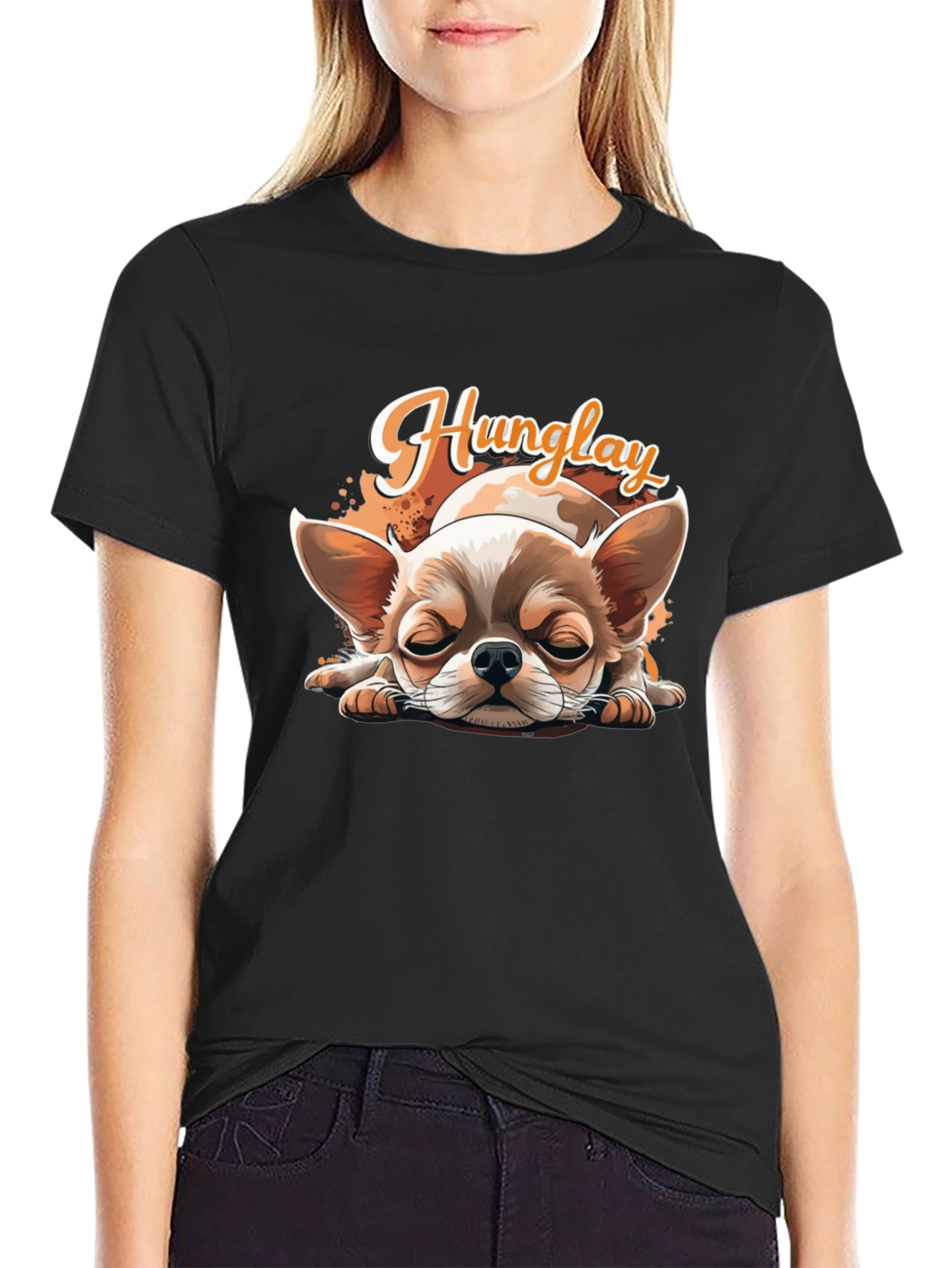Hunglay Chihuahua T-Shirt - Cute Dog Design