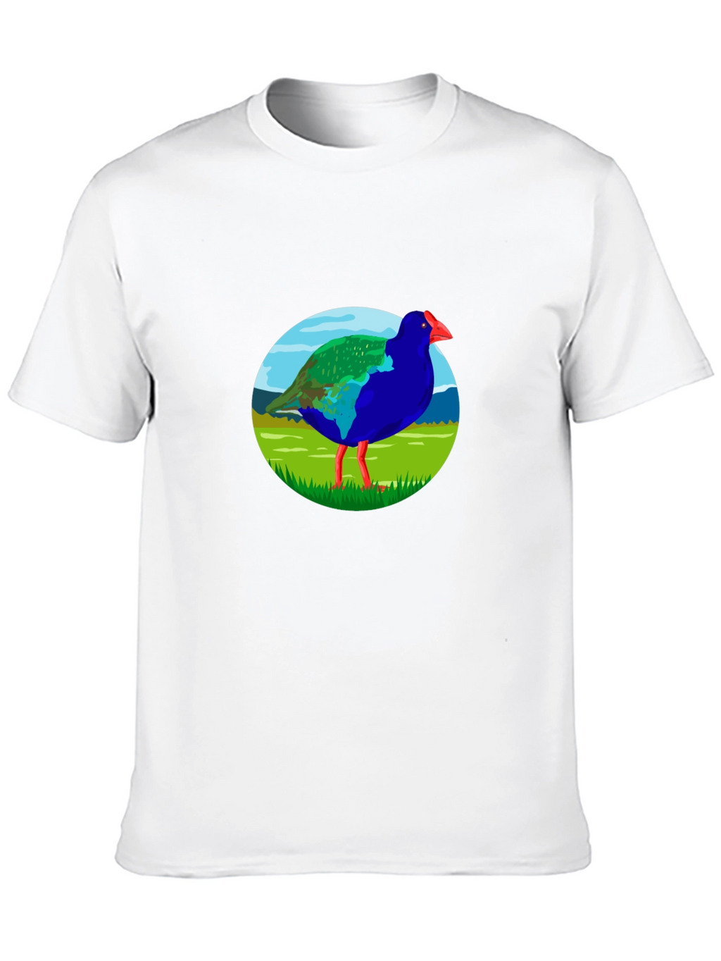 Takahē Bird Graphic Black T-Shirt