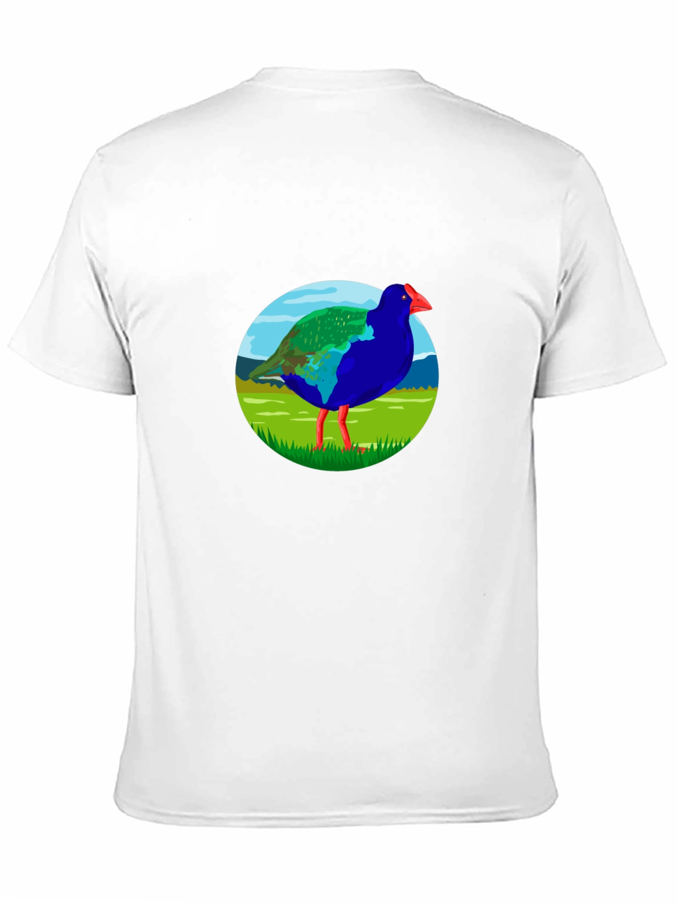 Takahē Bird Graphic Black T-Shirt