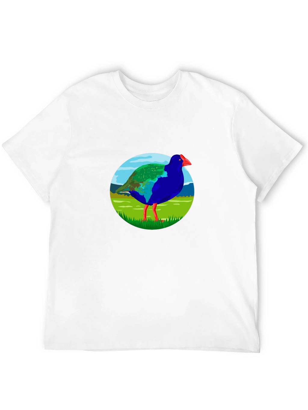 Takahē Bird Graphic Black T-Shirt