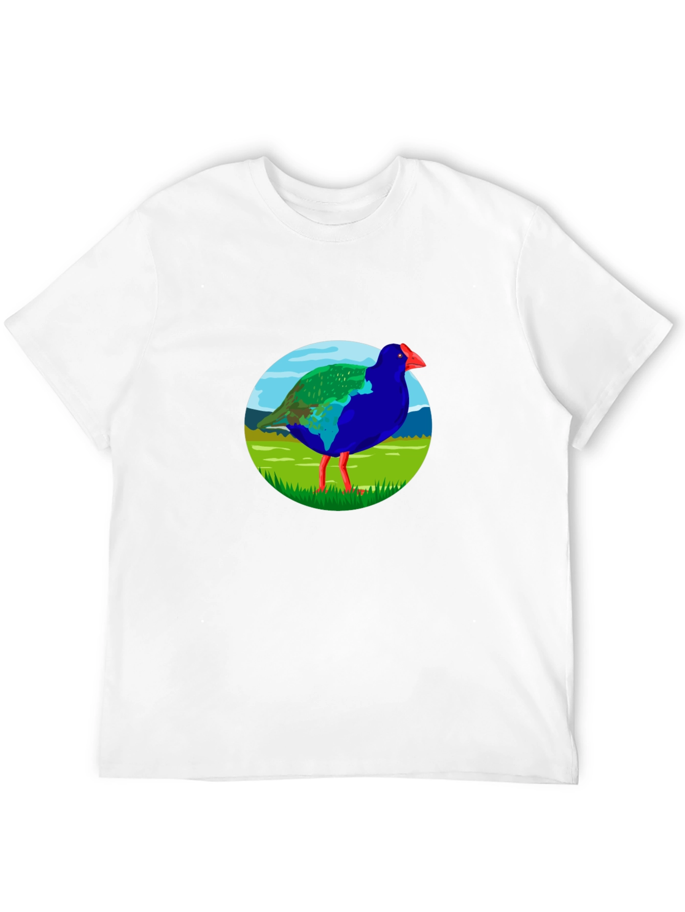 Takahē Bird Graphic Black T-Shirt