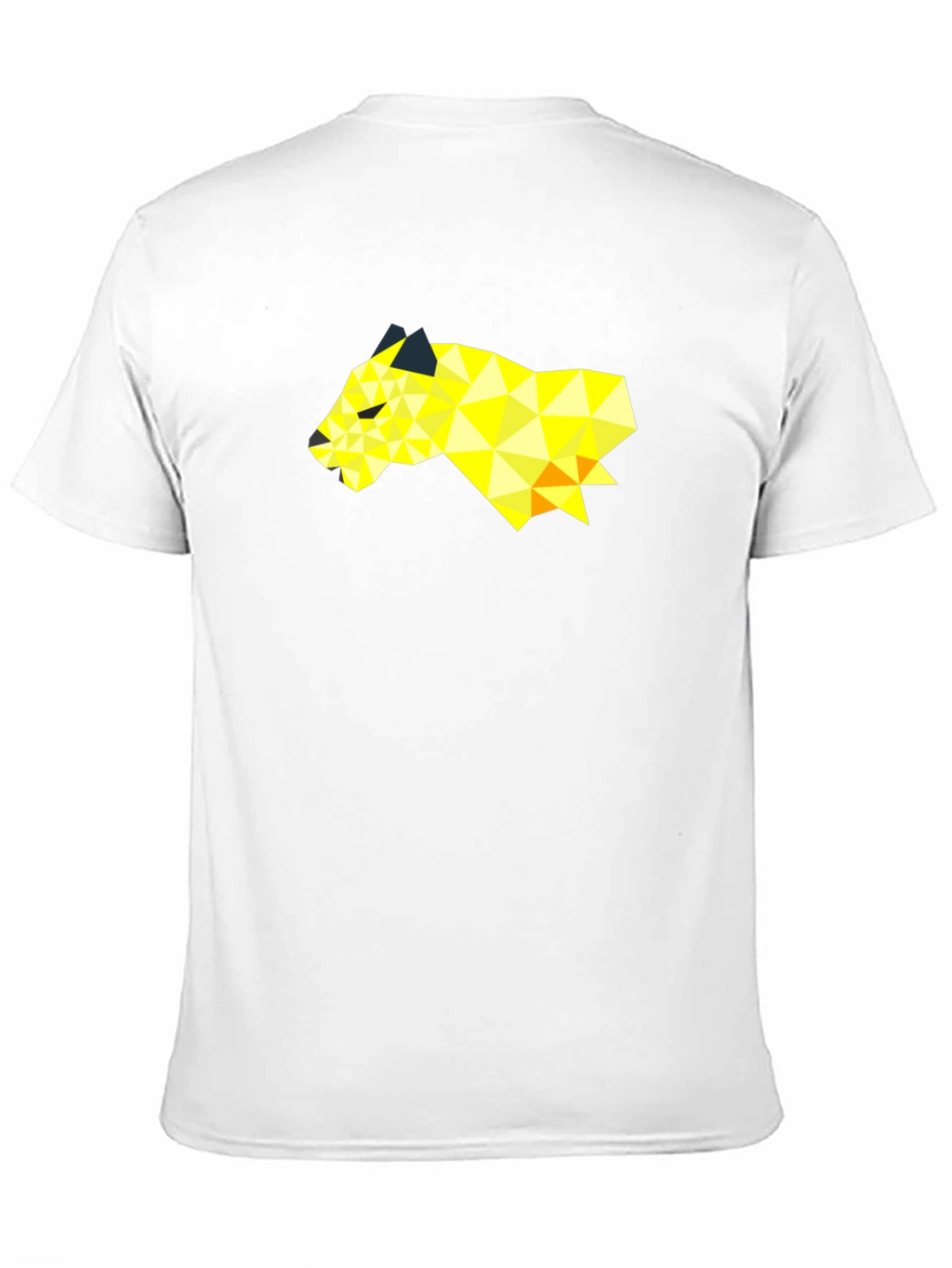 Geometric Panda Graphic Tee - Modern Black T-Shirt