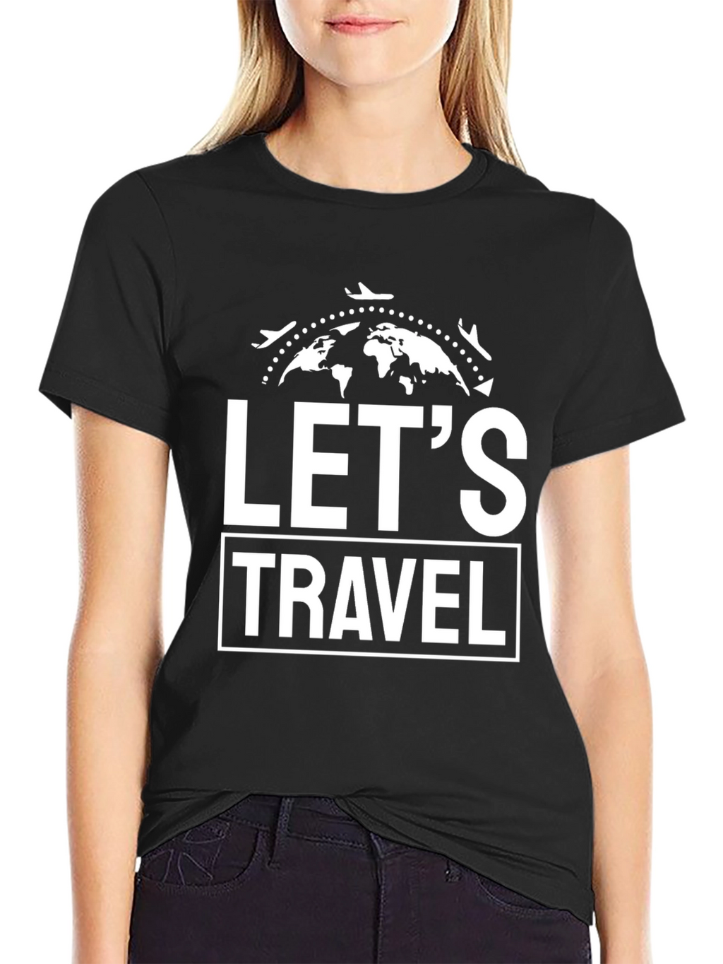 Lets Travel Graphic T-Shirt
