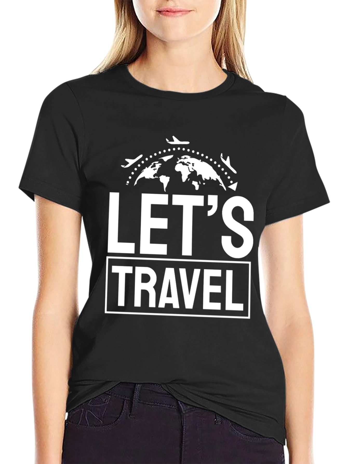 Lets Travel Graphic T-Shirt