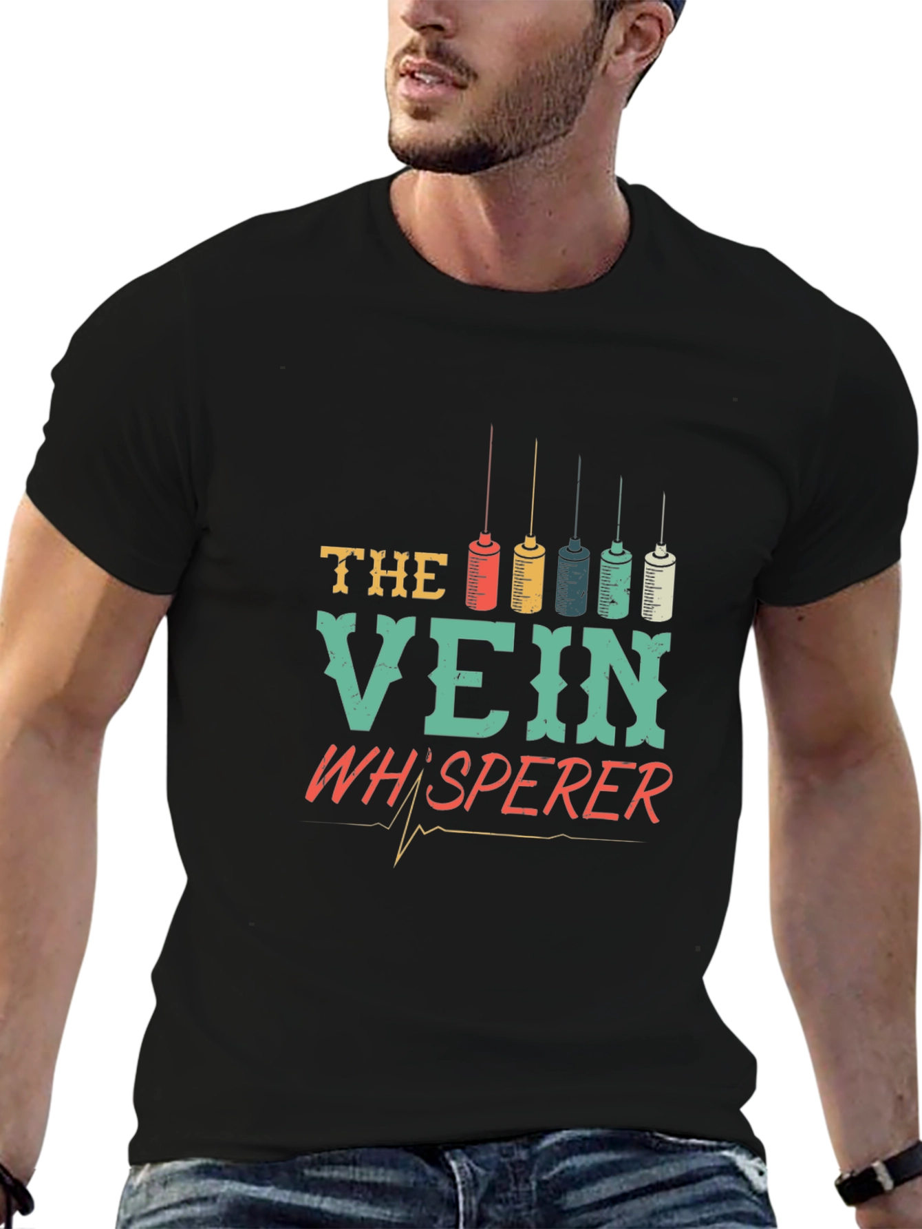 The Vein Whisperer T-Shirt - Nurse Medical Tee