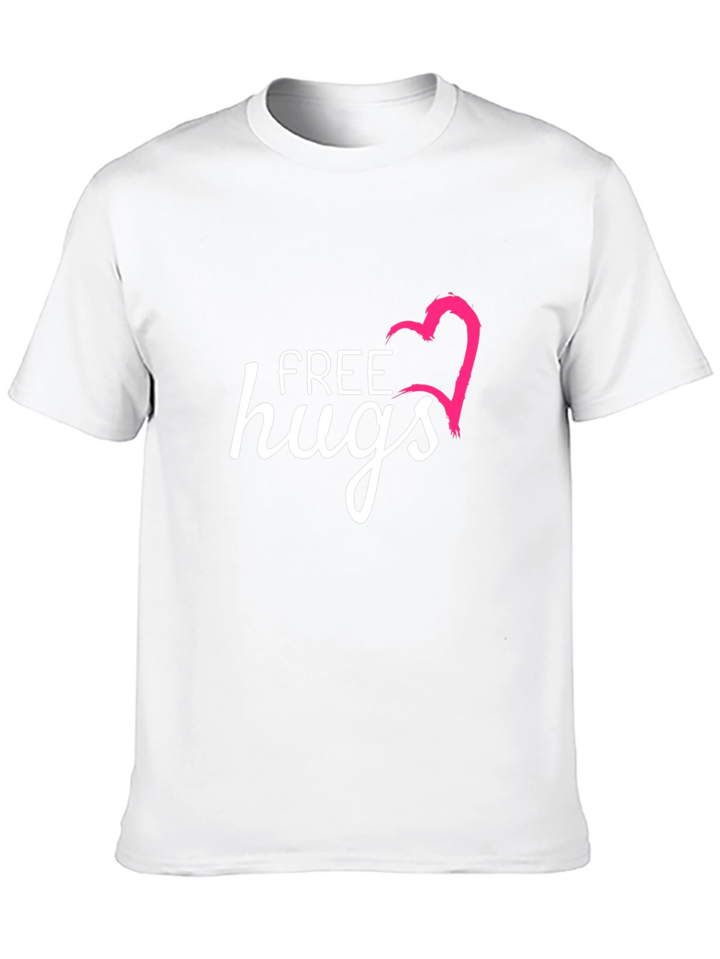 Free Hugs Graphic T-Shirt - Casual & Comfy