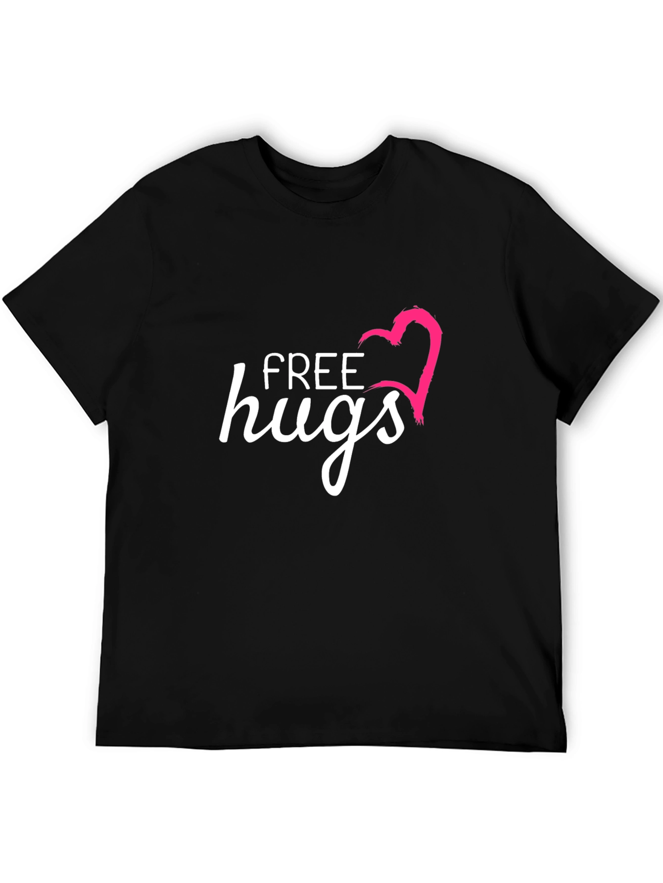 Free Hugs Graphic T-Shirt - Casual & Comfy