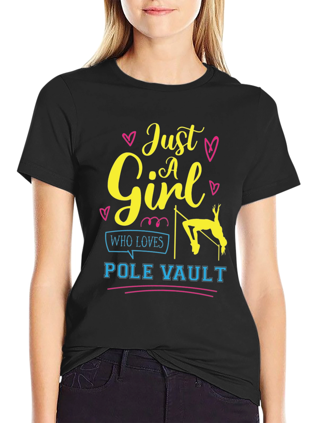 Just A Girl Who Loves Pole Vault T-Shirt