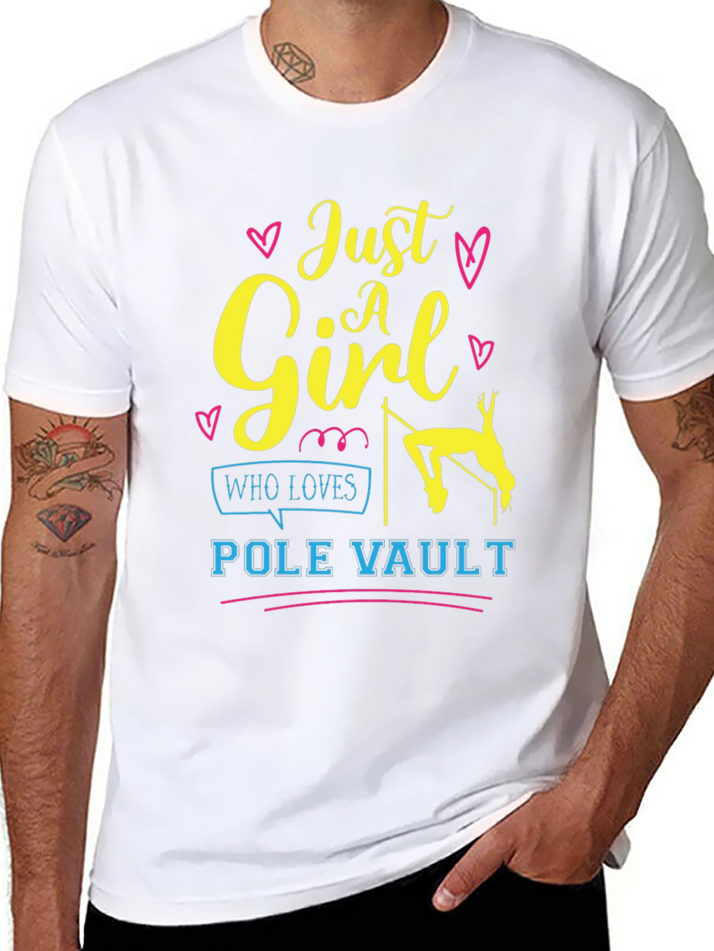Just A Girl Who Loves Pole Vault T-Shirt