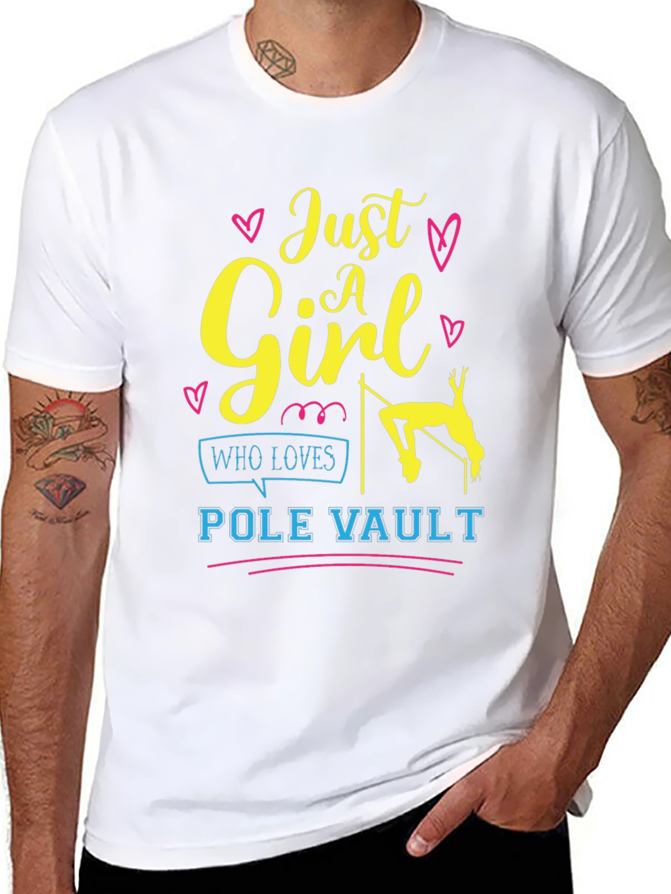 Just A Girl Who Loves Pole Vault T-Shirt