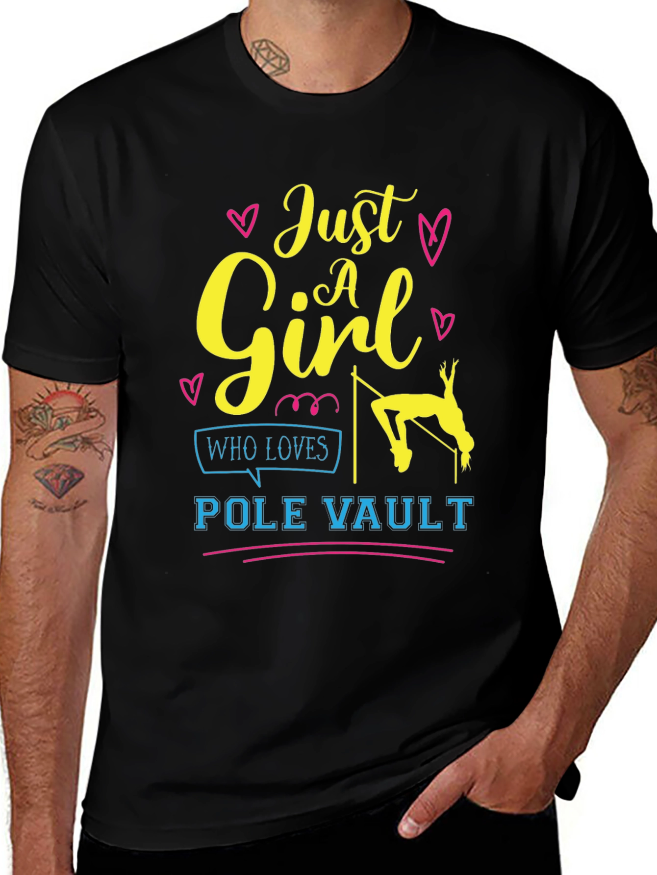Just A Girl Who Loves Pole Vault T-Shirt