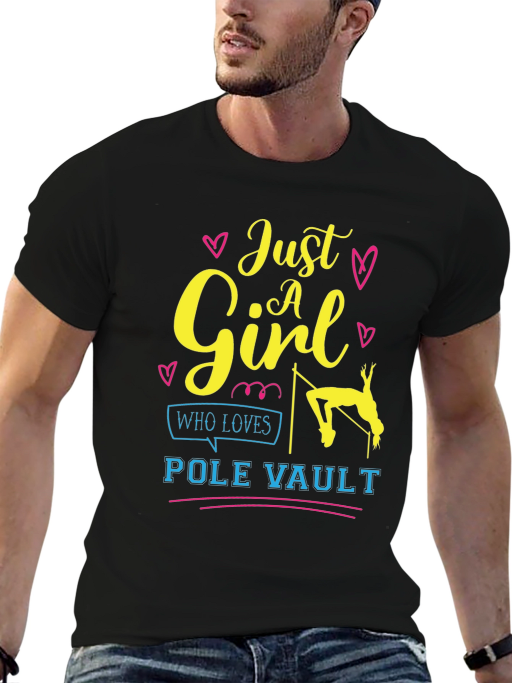 Just A Girl Who Loves Pole Vault T-Shirt