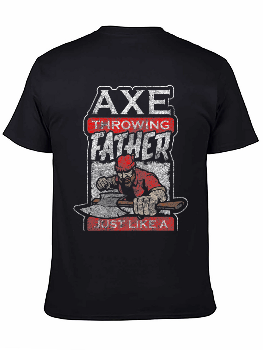 Axe Throwing Father T-Shirt