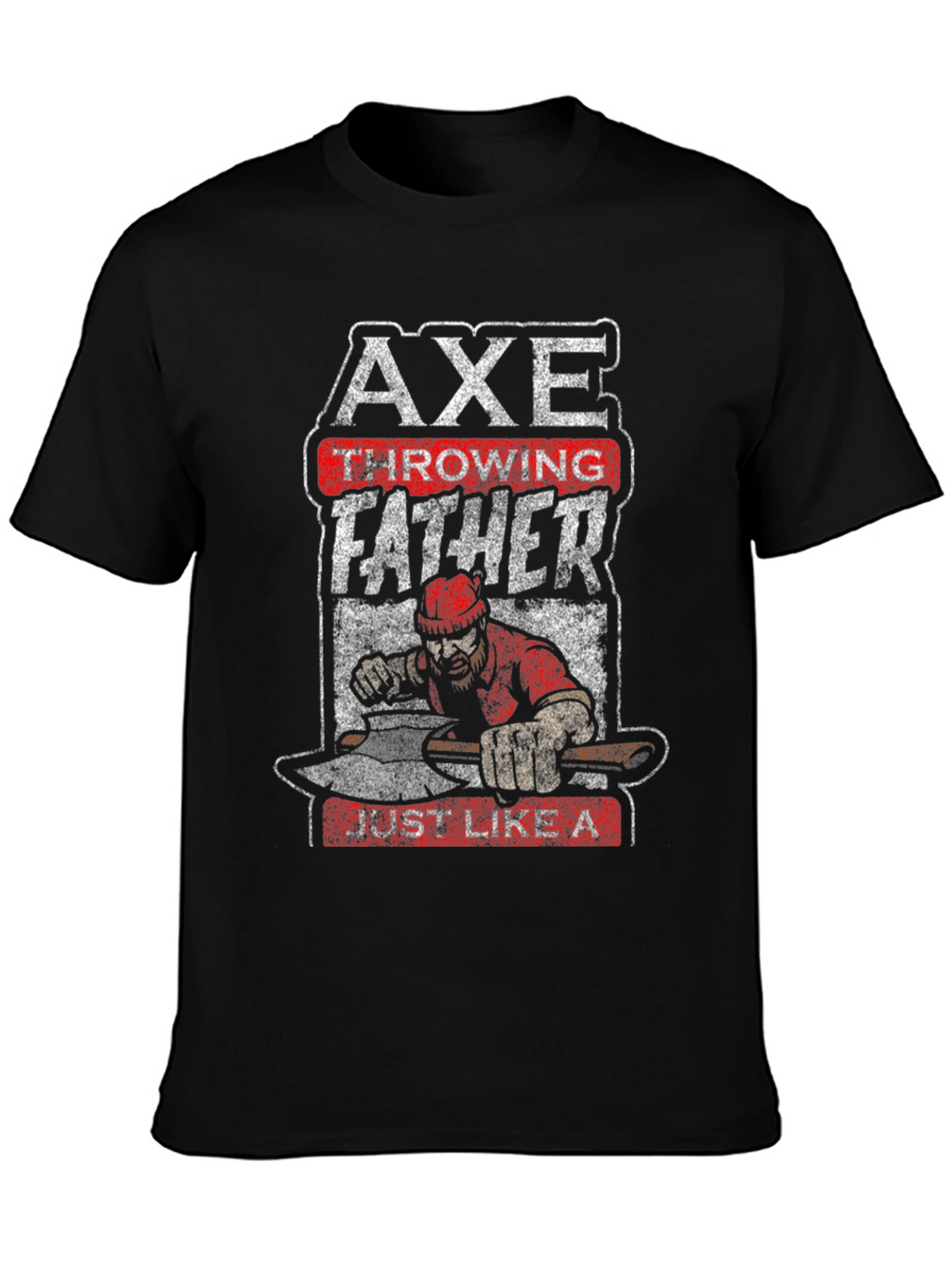 Axe Throwing Father T-Shirt