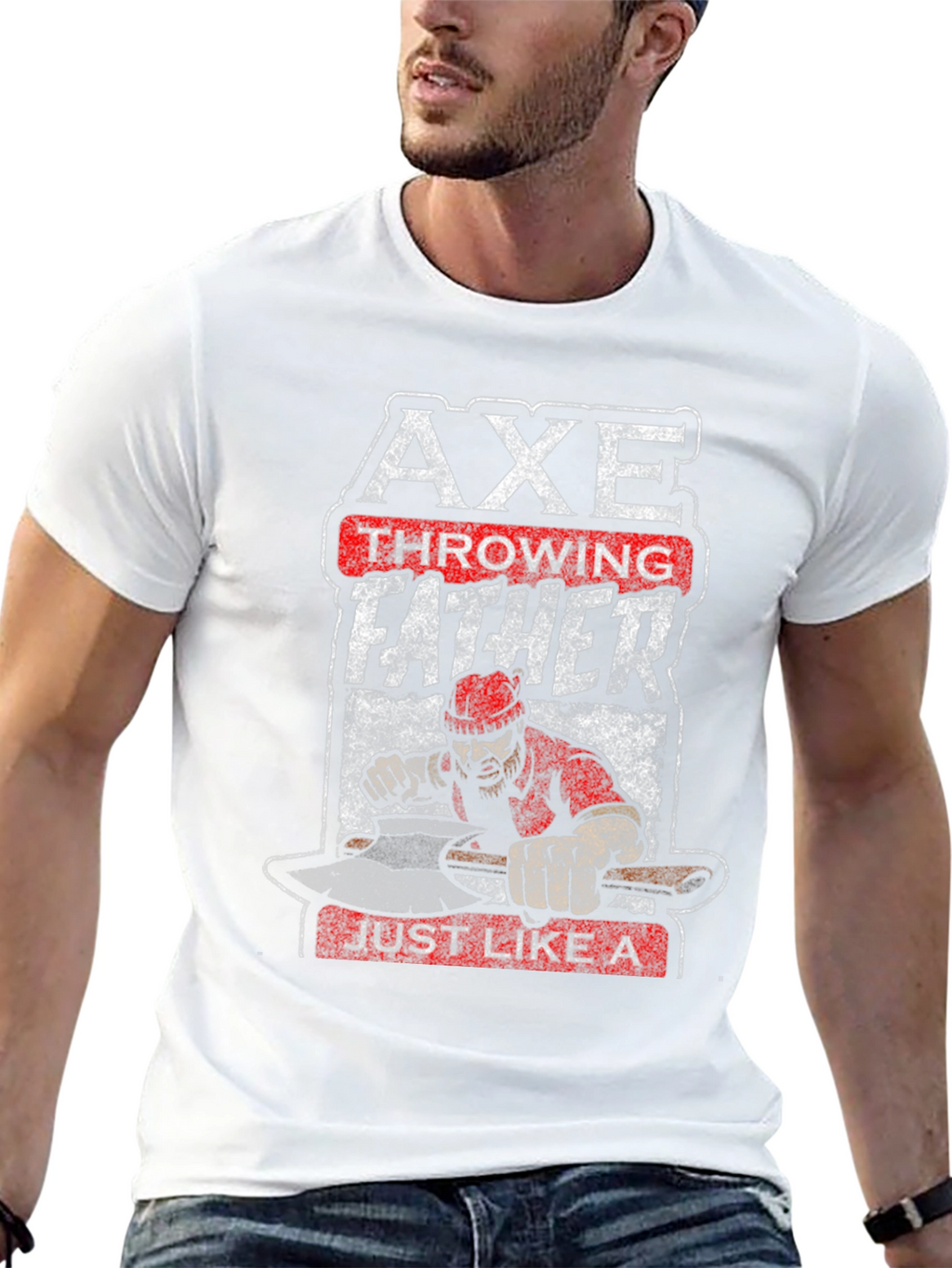 Axe Throwing Father T-Shirt