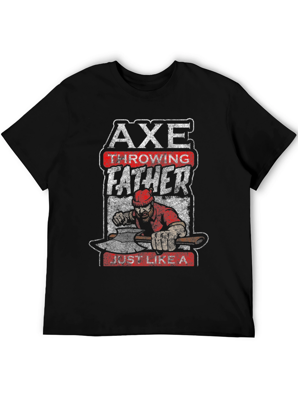 Axe Throwing Father T-Shirt
