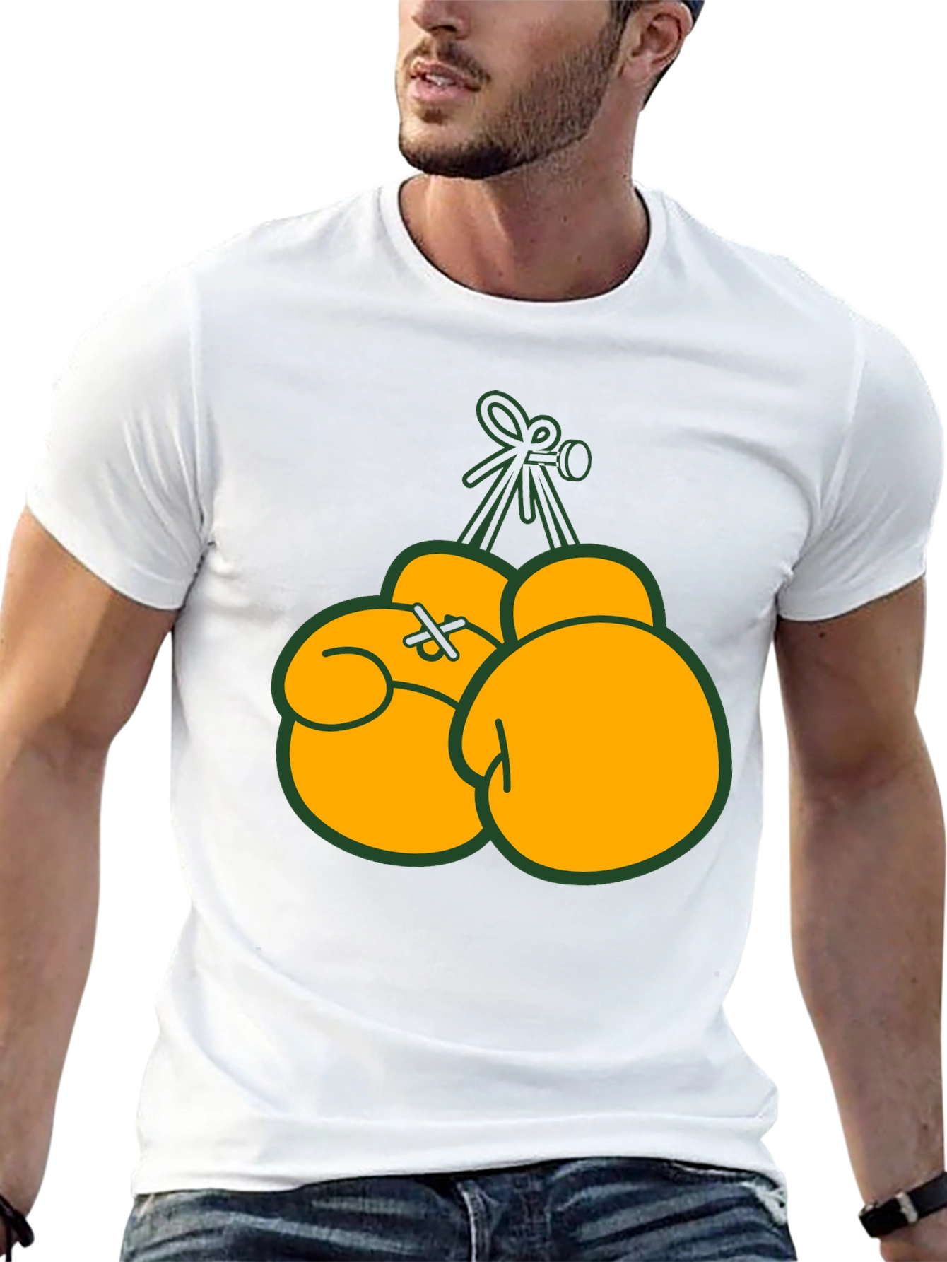 Boxing Gloves Graphic Tee - Punchy Style!