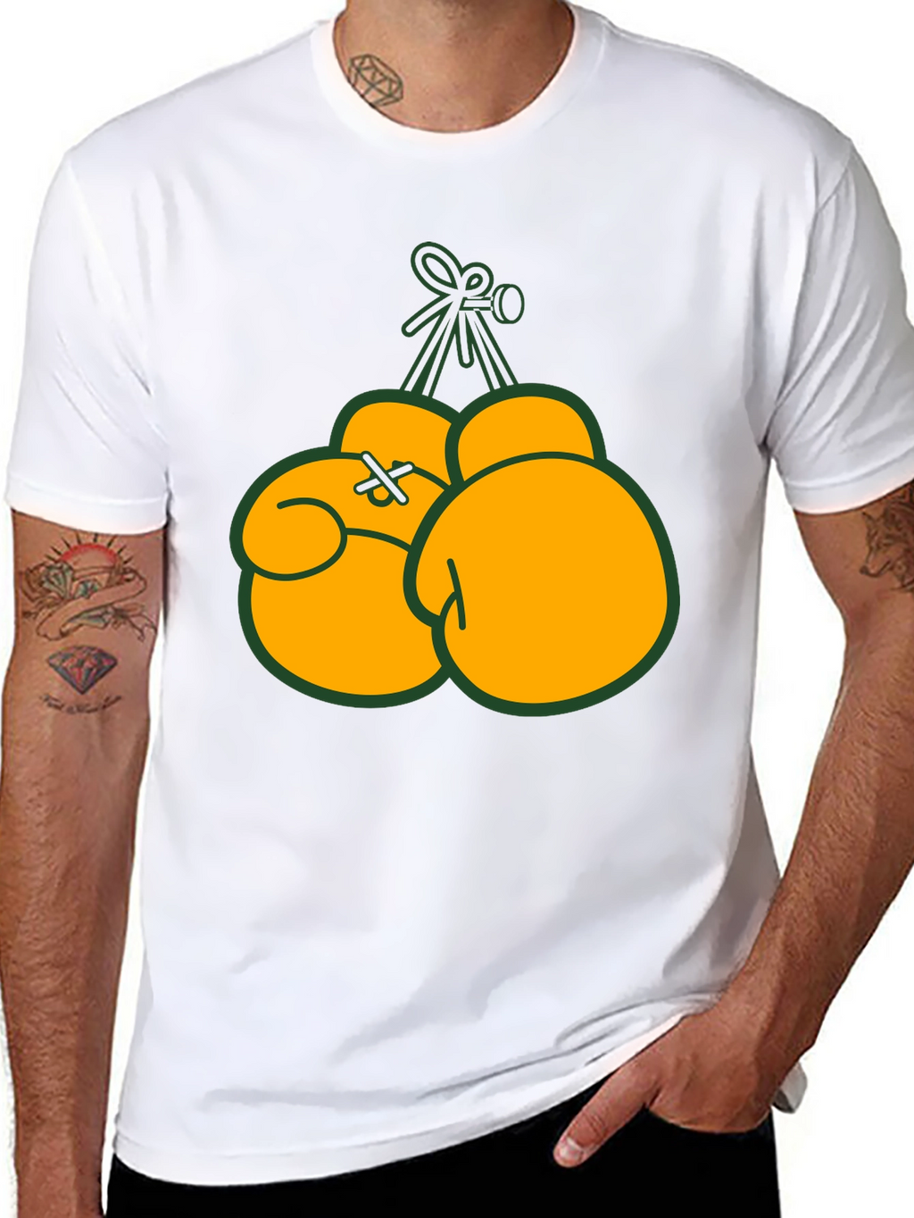 Boxing Gloves Graphic Tee - Punchy Style!