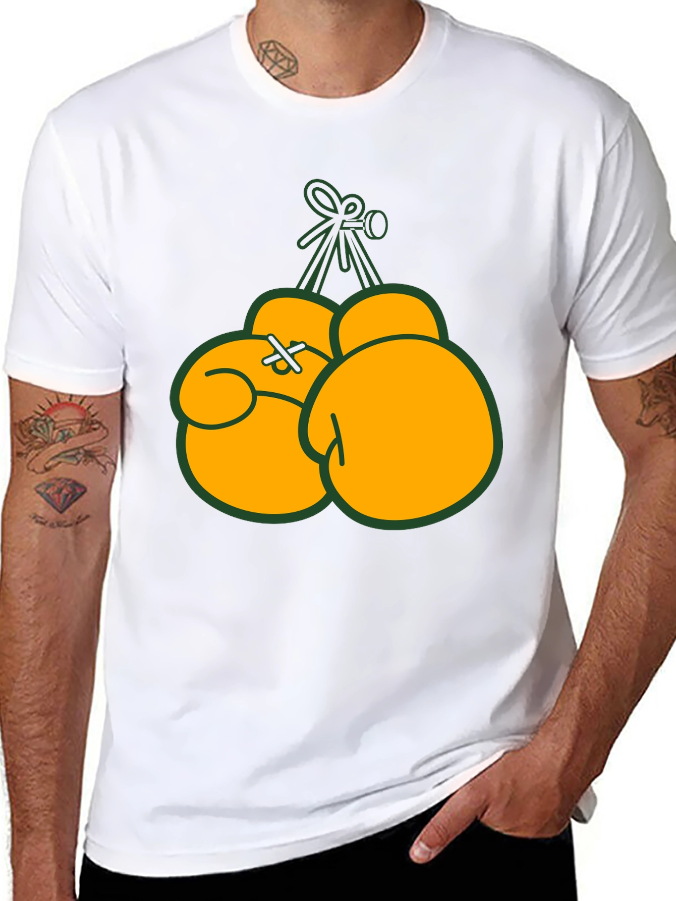 Boxing Gloves Graphic Tee - Punchy Style!