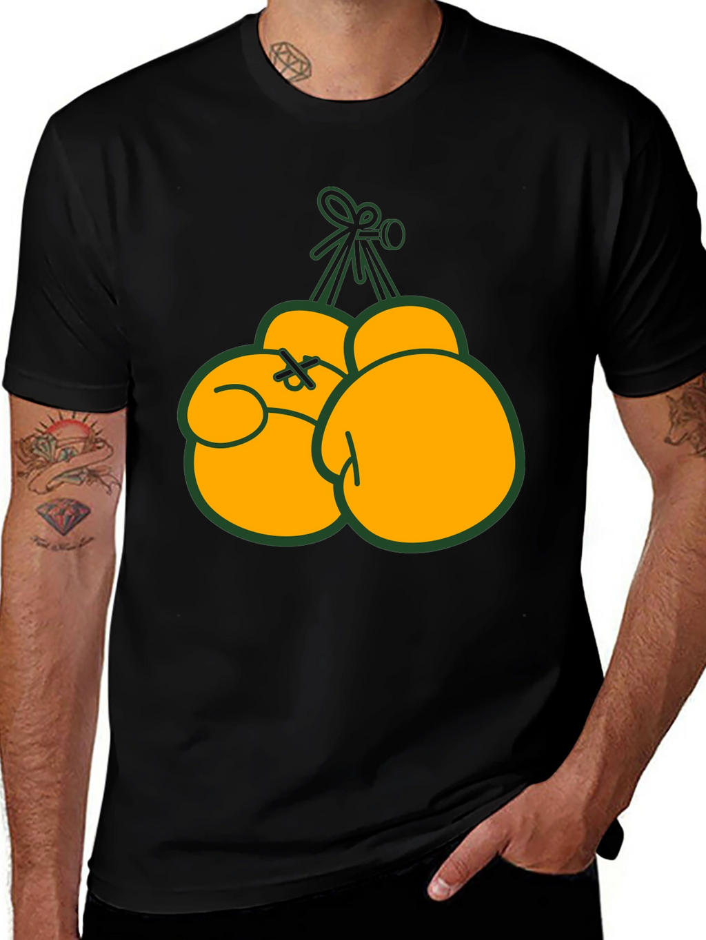 Boxing Gloves Graphic Tee - Punchy Style!