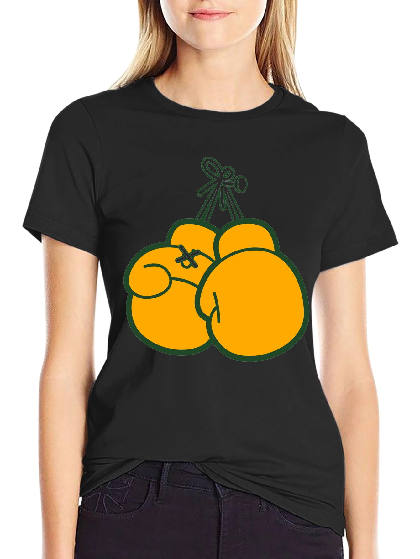 Boxing Gloves Graphic Tee - Punchy Style!