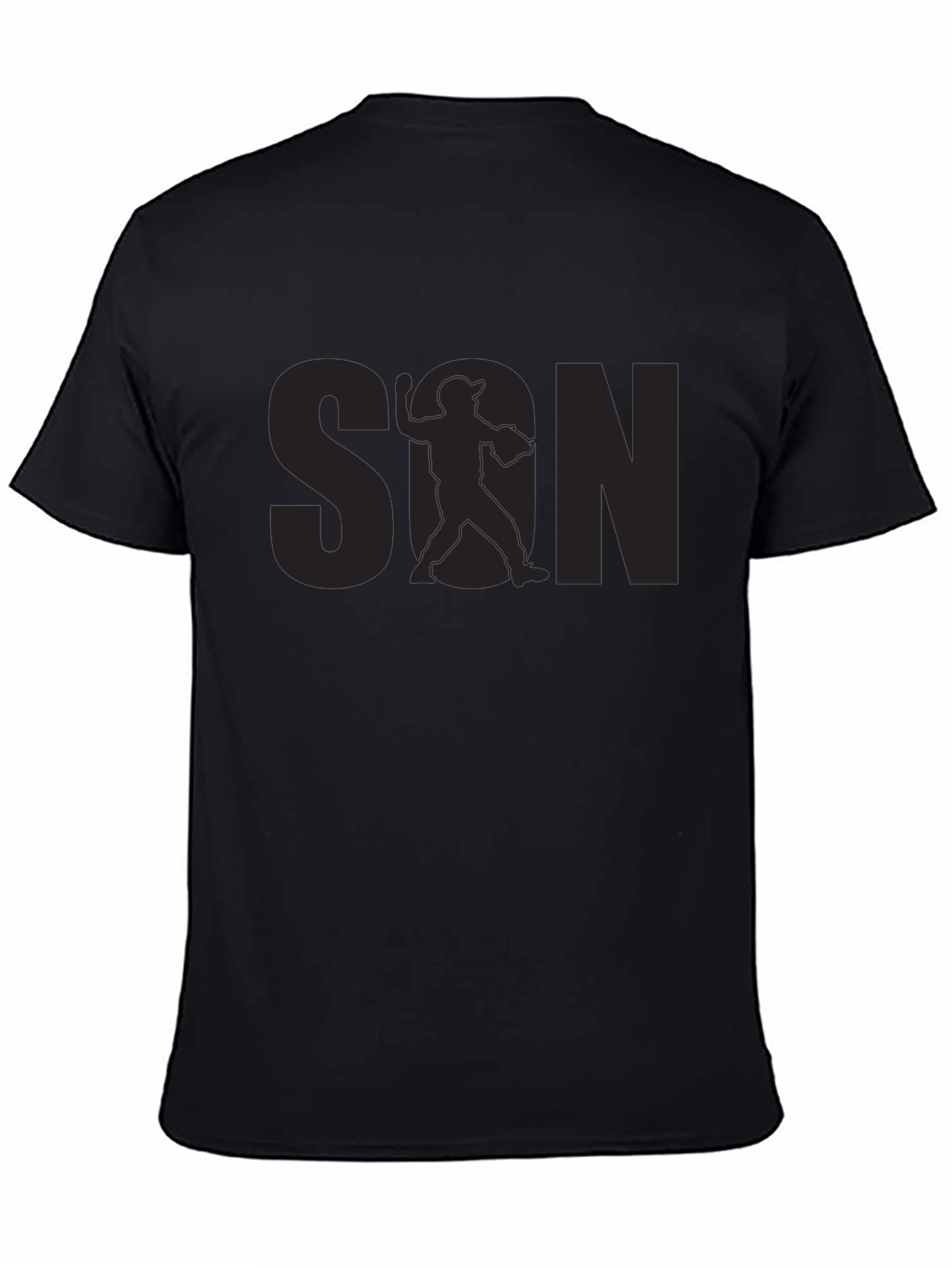 Baseball Son Graphic Tee - Black