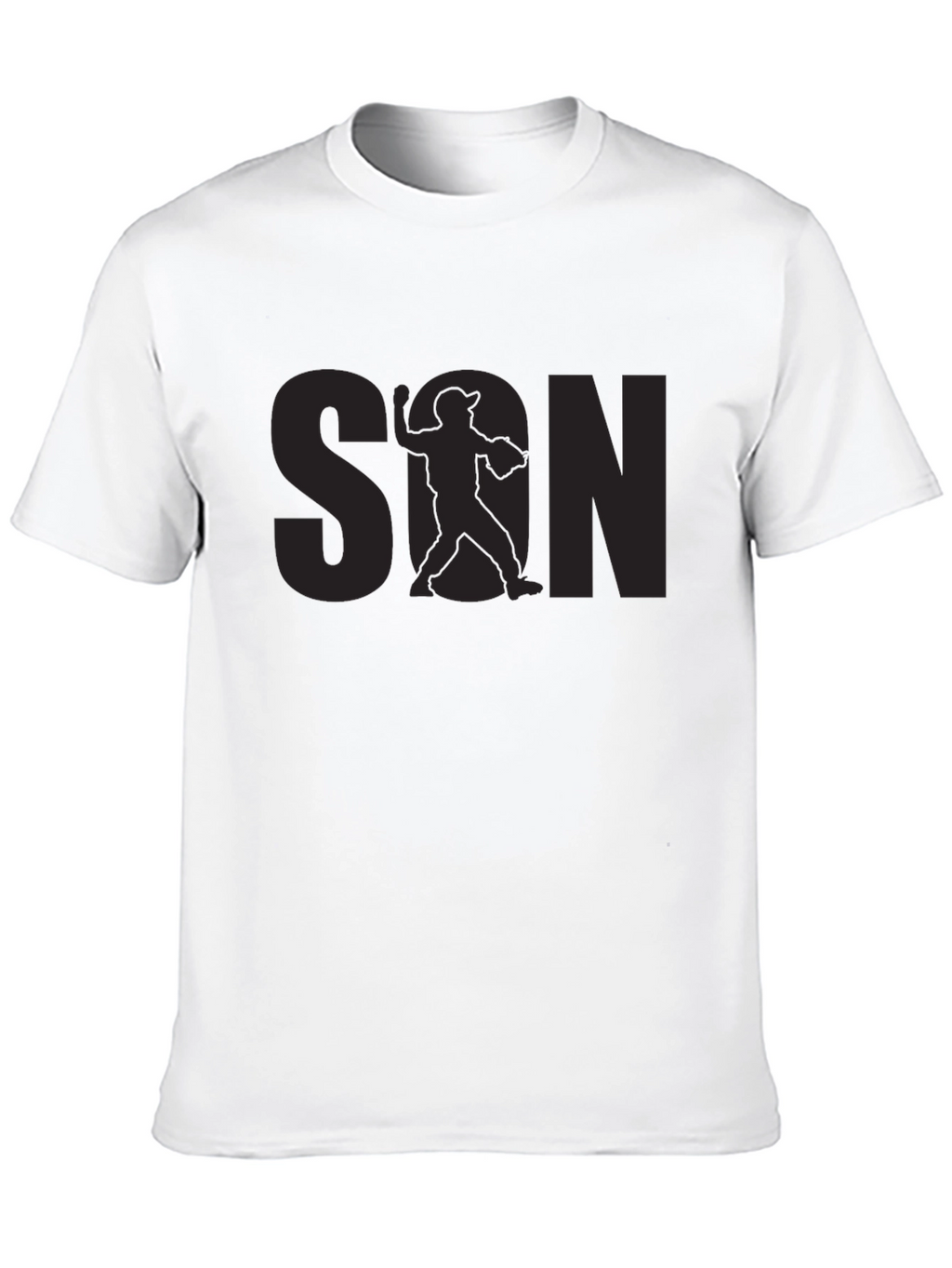 Baseball Son Graphic Tee - Black